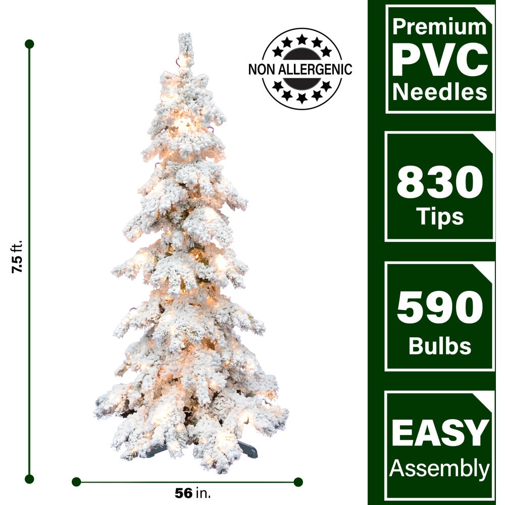 Fraser Hill Farm FFEM075-5SN-RSTD Artificial-Christmas-Trees - View #3