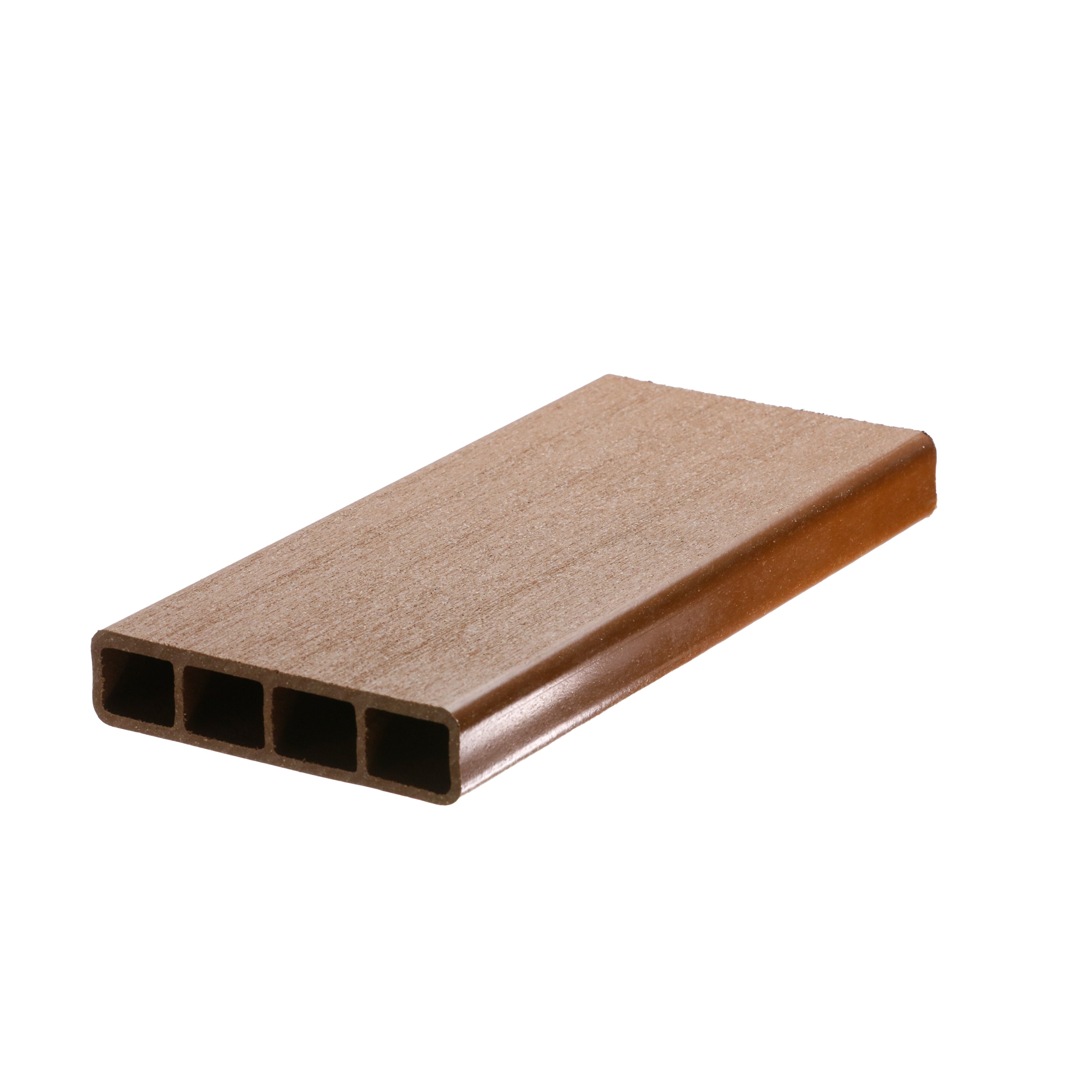 DuxxBak Composite Decking DX-ID-240M-S4S I.Dekk 1-in x 6-in x 20-ft Mahogany Square Composite Deck board