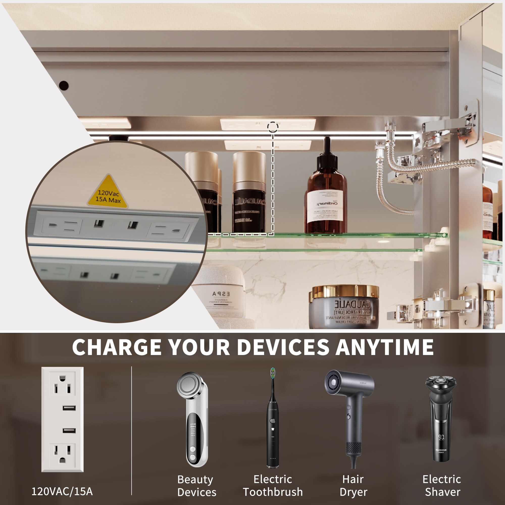 ExBrite W7MC3636 Bathroom-Medicine-Cabinets - View #10