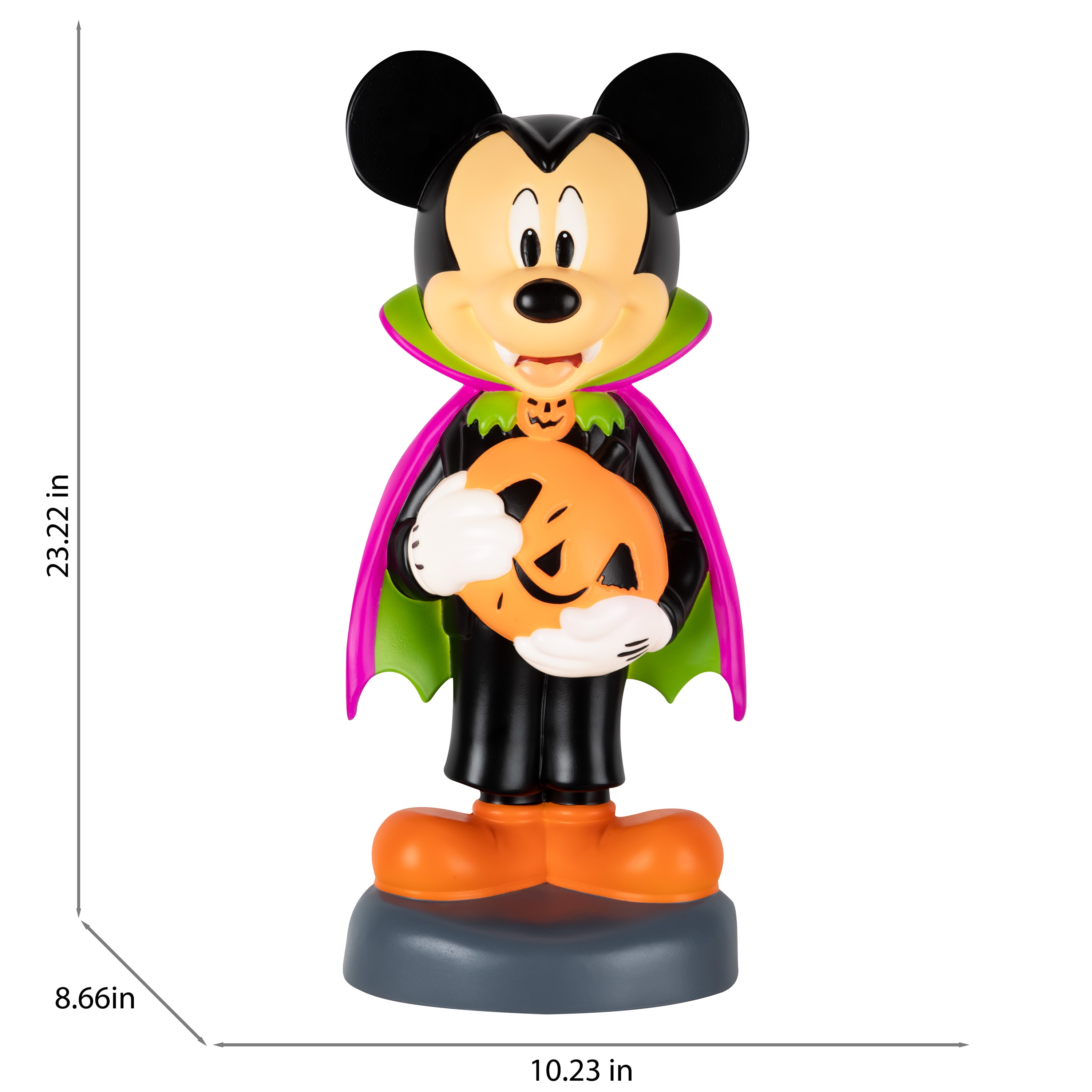 Disney Halloween Mickey 2024 Mouse & Minnie Light Up Vampire Figure