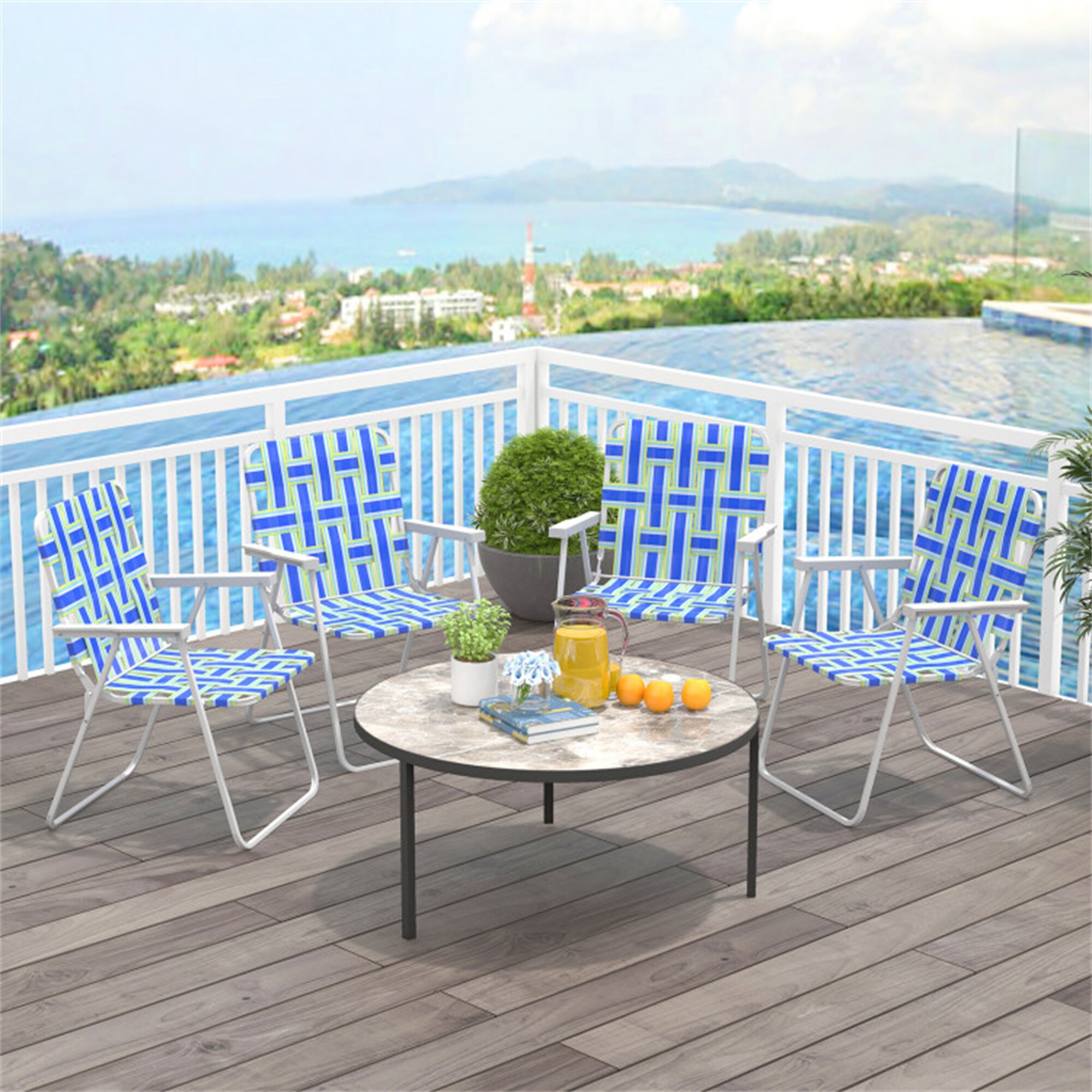 BABOOM BOM-642BL-4-CO Beach-Camping-Chairs - View #2