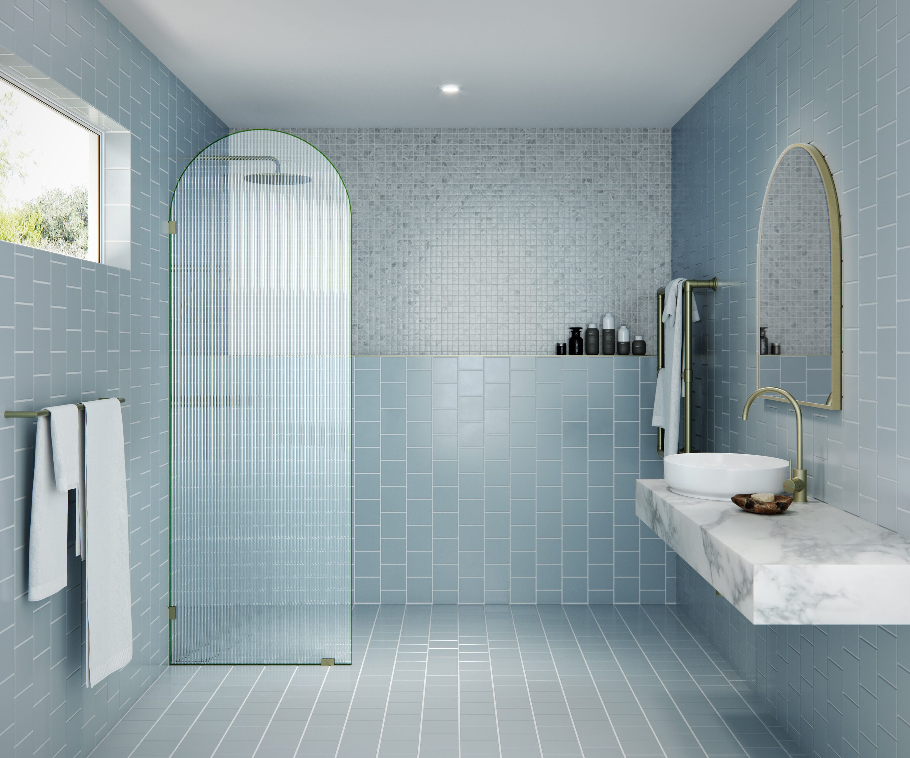 Glass Warehouse ARC-FL-28-SB Shower-Doors - View #3