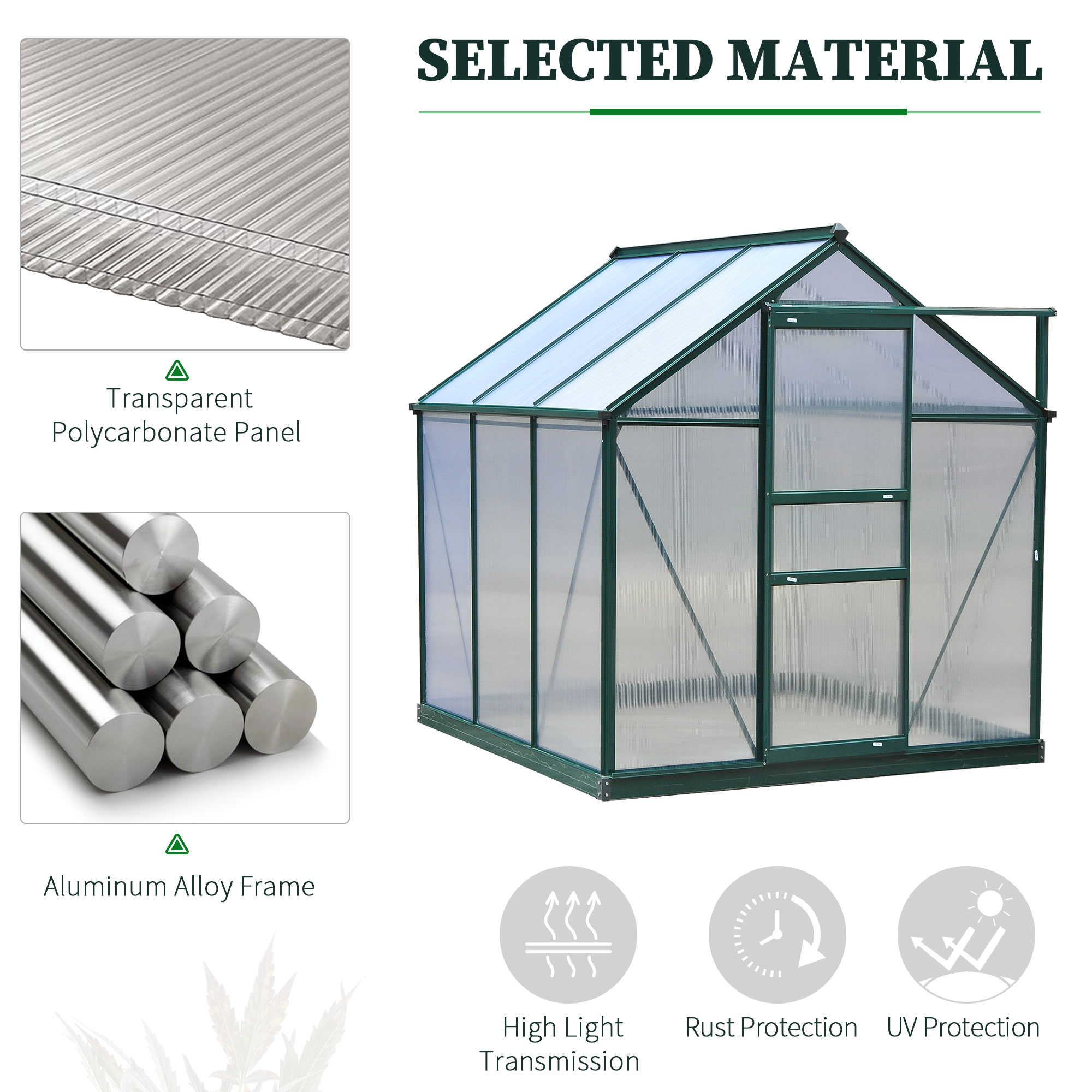 Outsunny 845-058 greenhouses - View #4