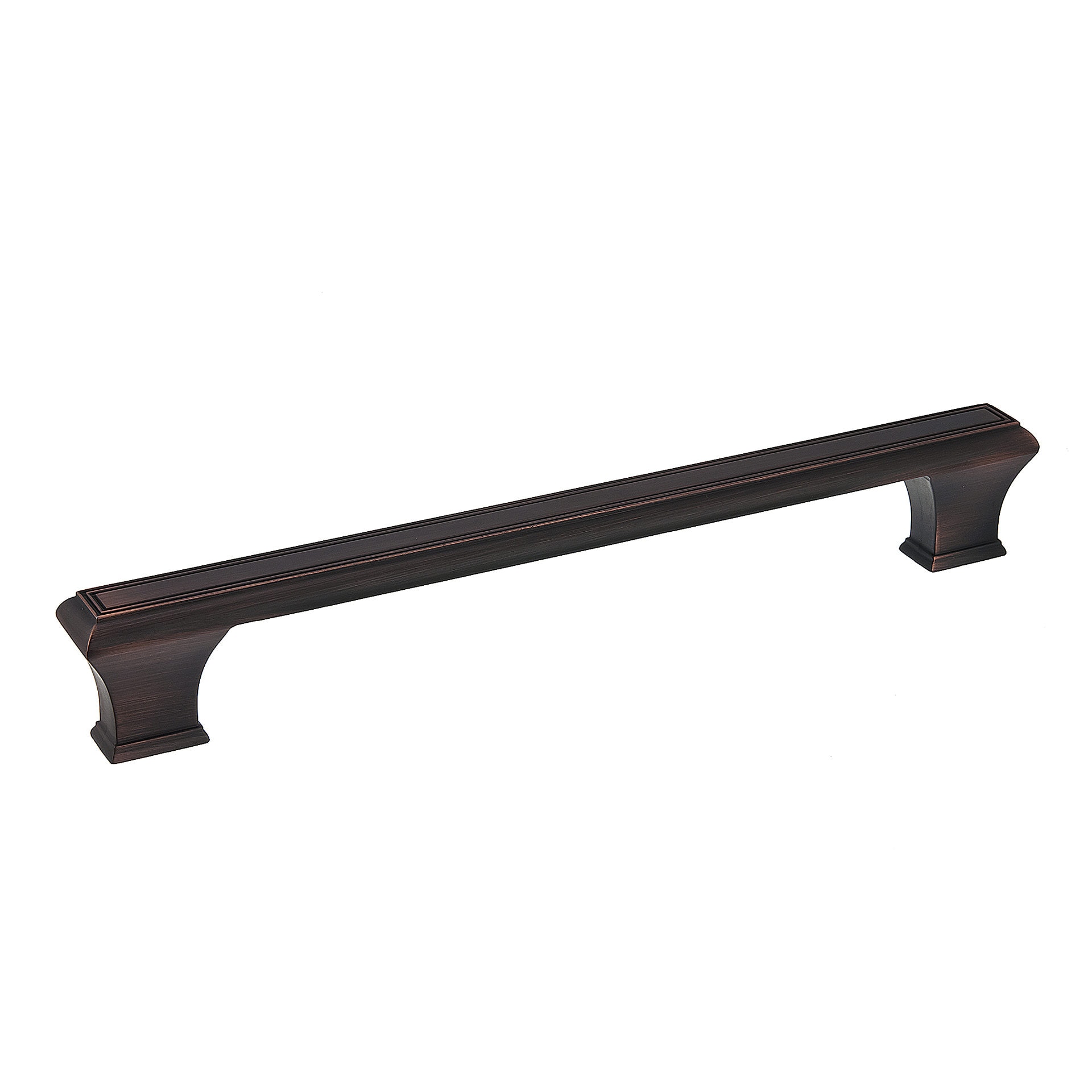 Beauharnois 7-9/16-in (192Mm) Center to Center Brushed Oil-Rubbed Bronze Rectangular Handle Drawer Pulls | - Richelieu BP775192BORB