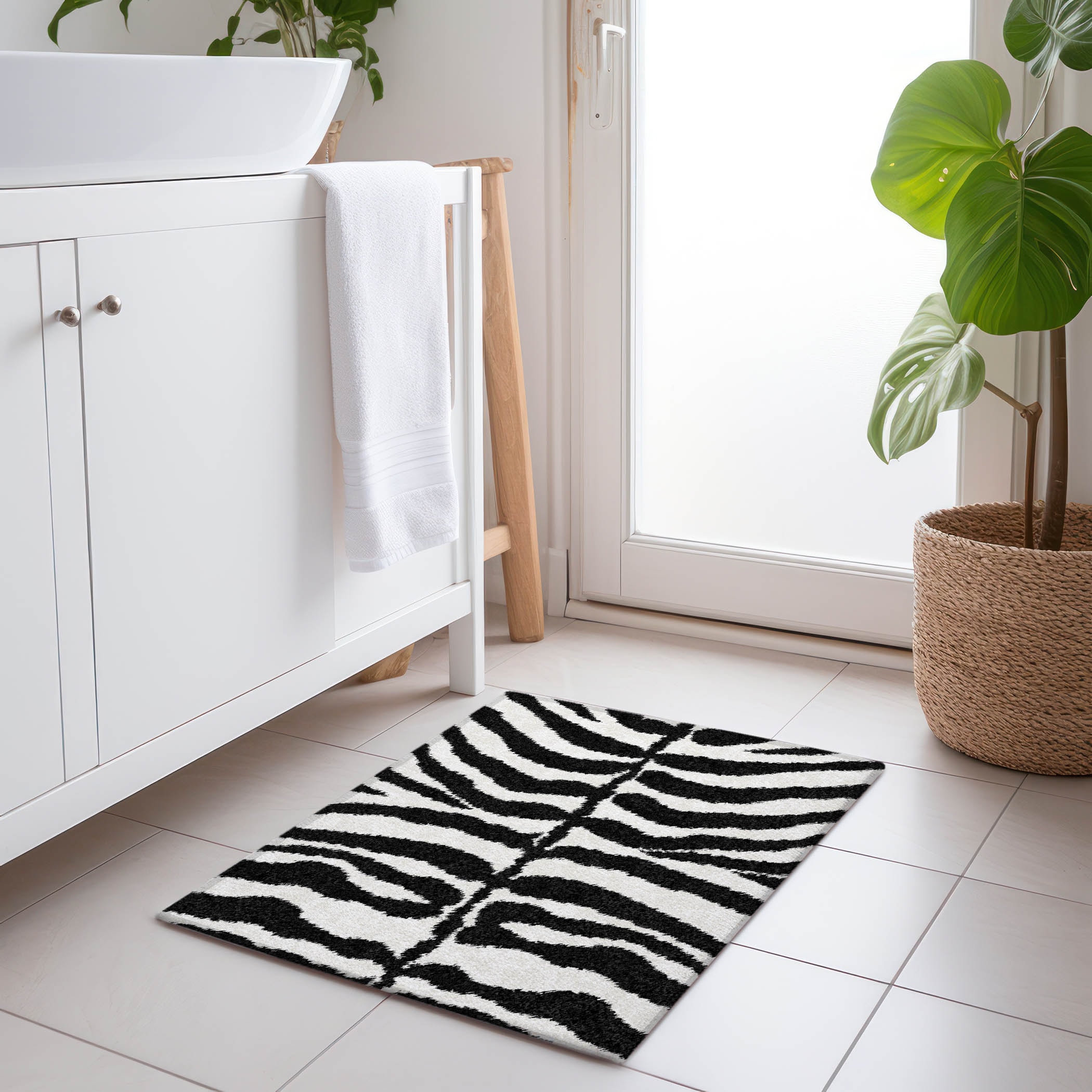 Addison Rugs AMF42PE20X30 Mayfield AMF42PE 2 x 3 (ft) Loomed Polyester Pearl Rectangular Indoor Abstract Machine washable Area rug