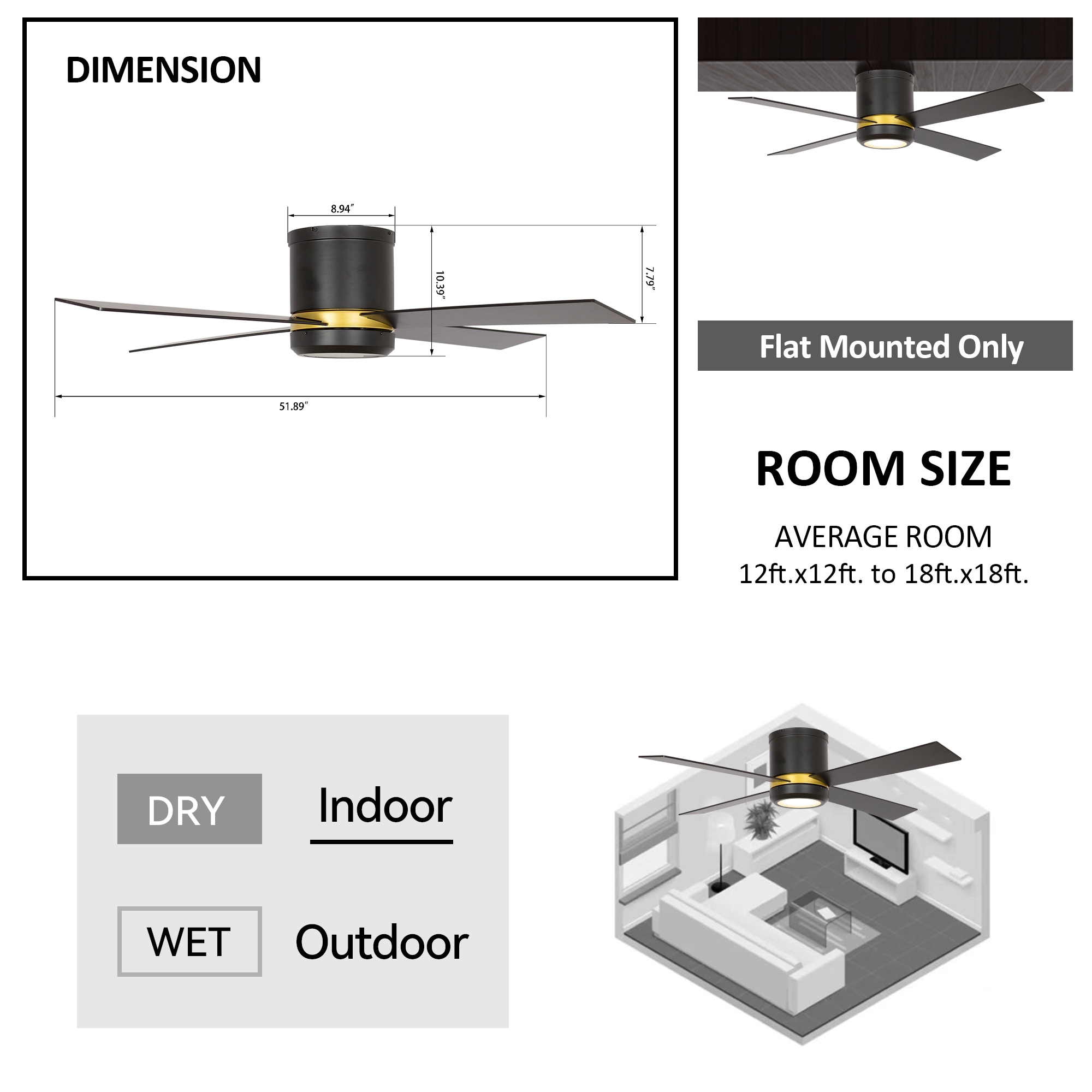 CARRO USA LWGS-524G-L12-B2-1FM Ceiling-Fans - View #10