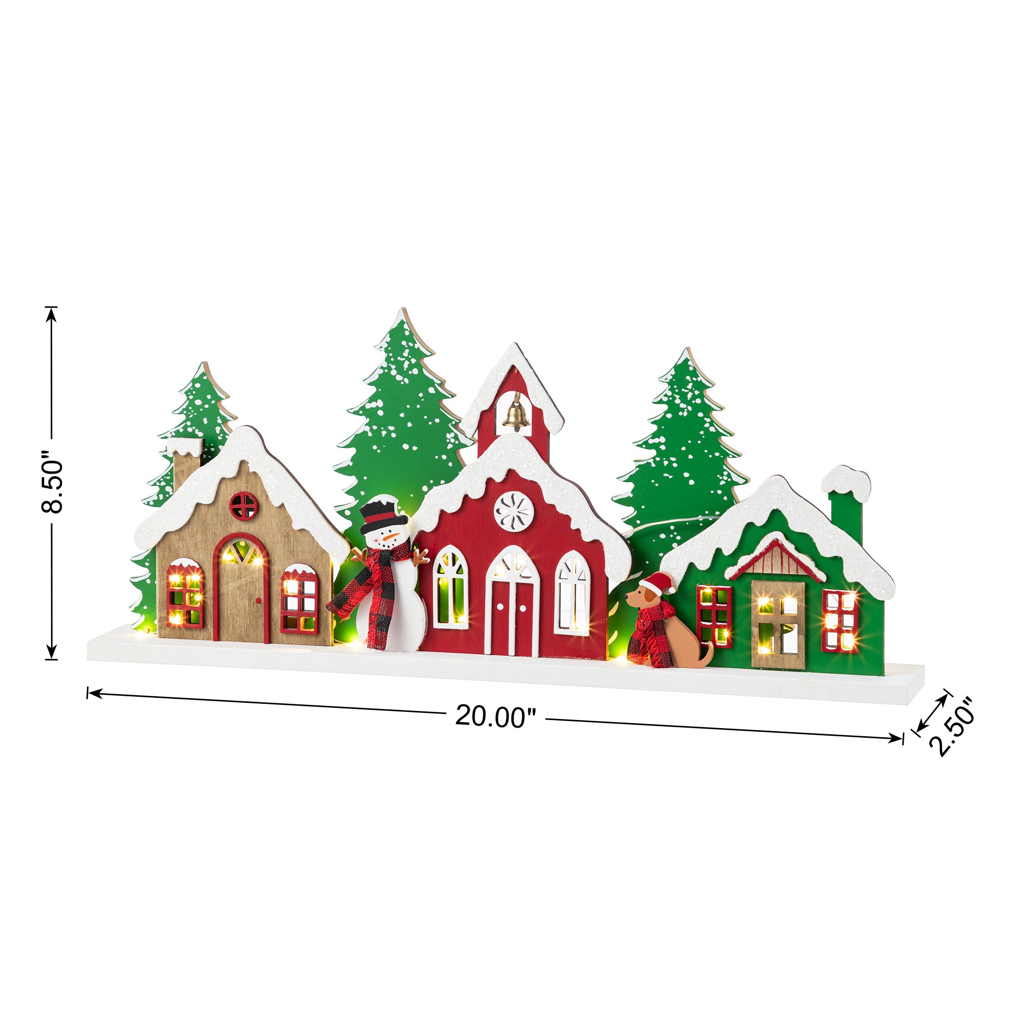 Glitzhome 2009900065 Table-Christmas-Decorations - View #4