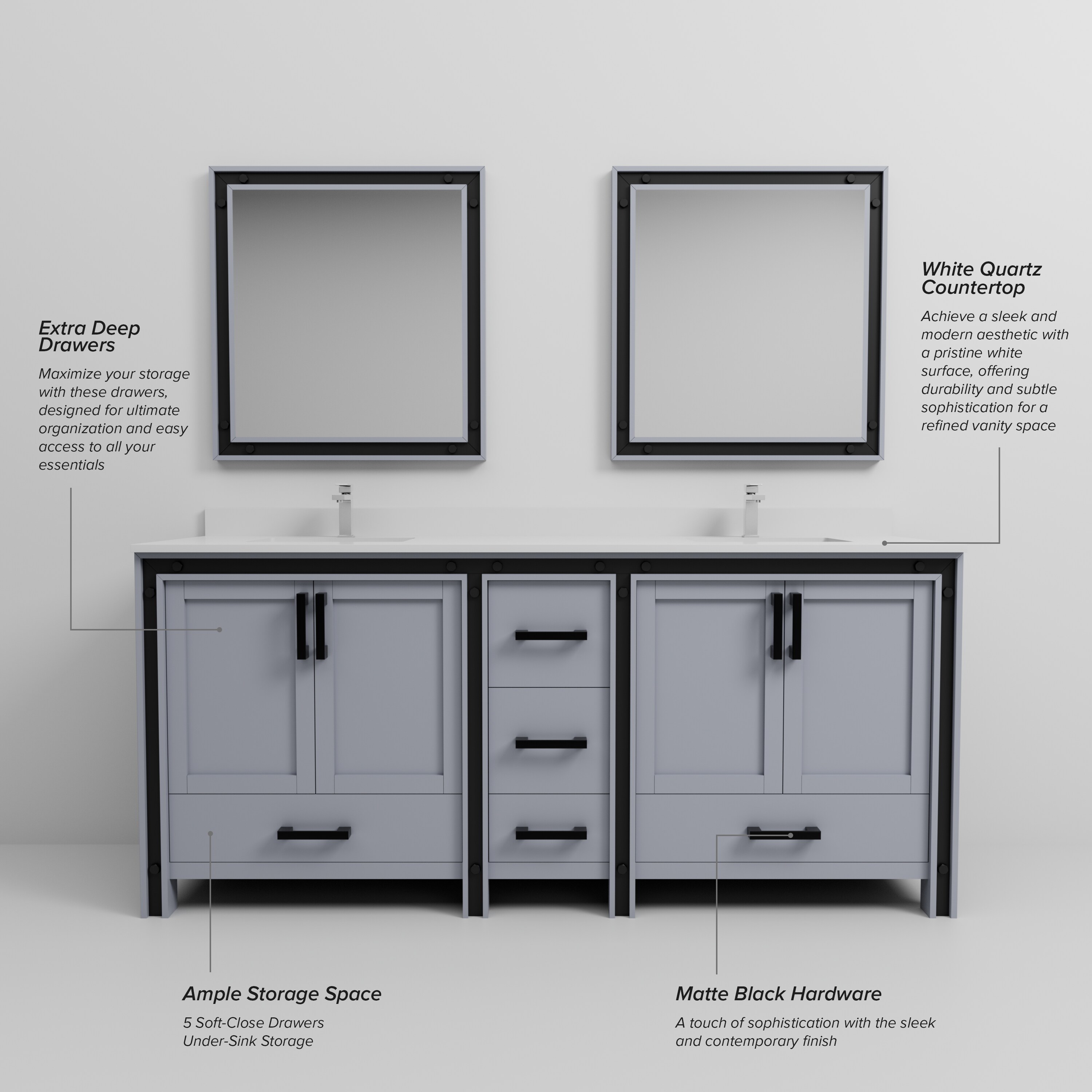 Lexora LZV352280SB00M30 vanities - View #7