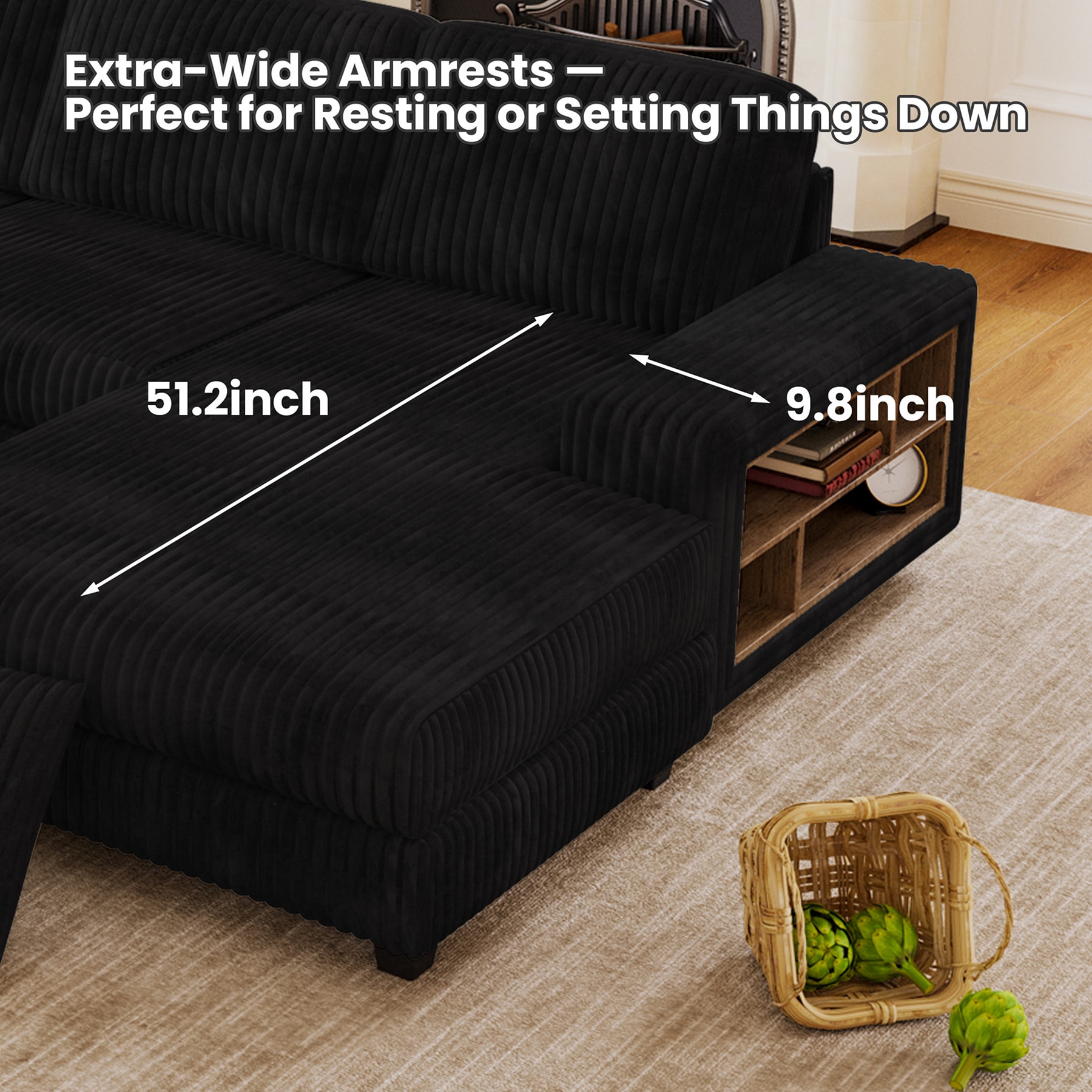 SINOFURN SYD7800014BL Sofas-Loveseats - View #3