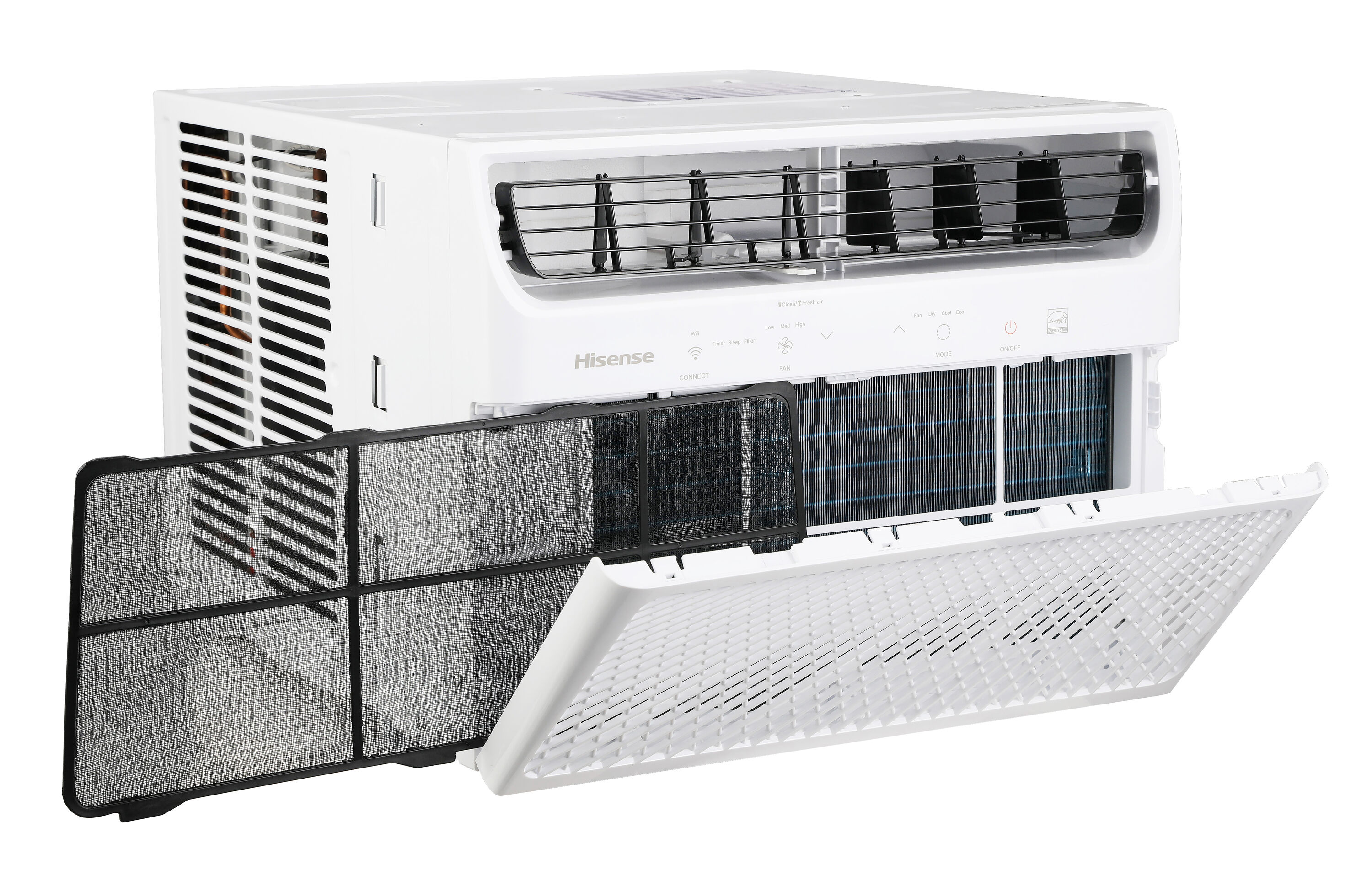 Hisense 700-sq ft Window Air Conditioner with Remote (115-Volt 14000-BTU) ENERGY STAR Wi-Fi enabled