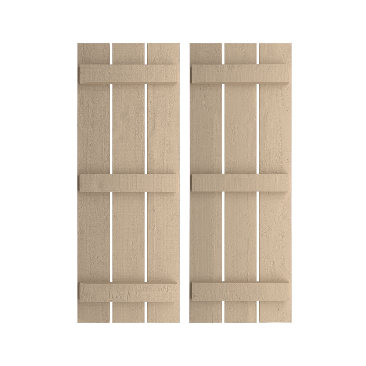 Ekena Millwork SHUBSS17X56RCPR Exterior-Shutters - View #2