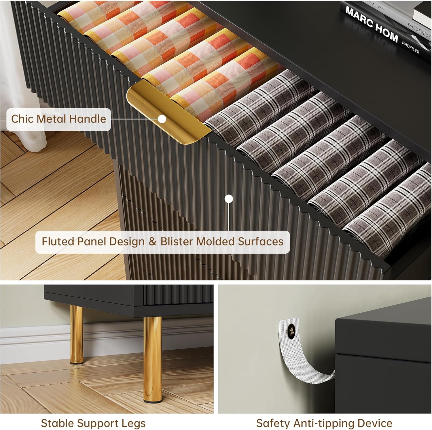 Der Rose PHO-16OYQUYE-HF2 Storage-Drawers - View #4