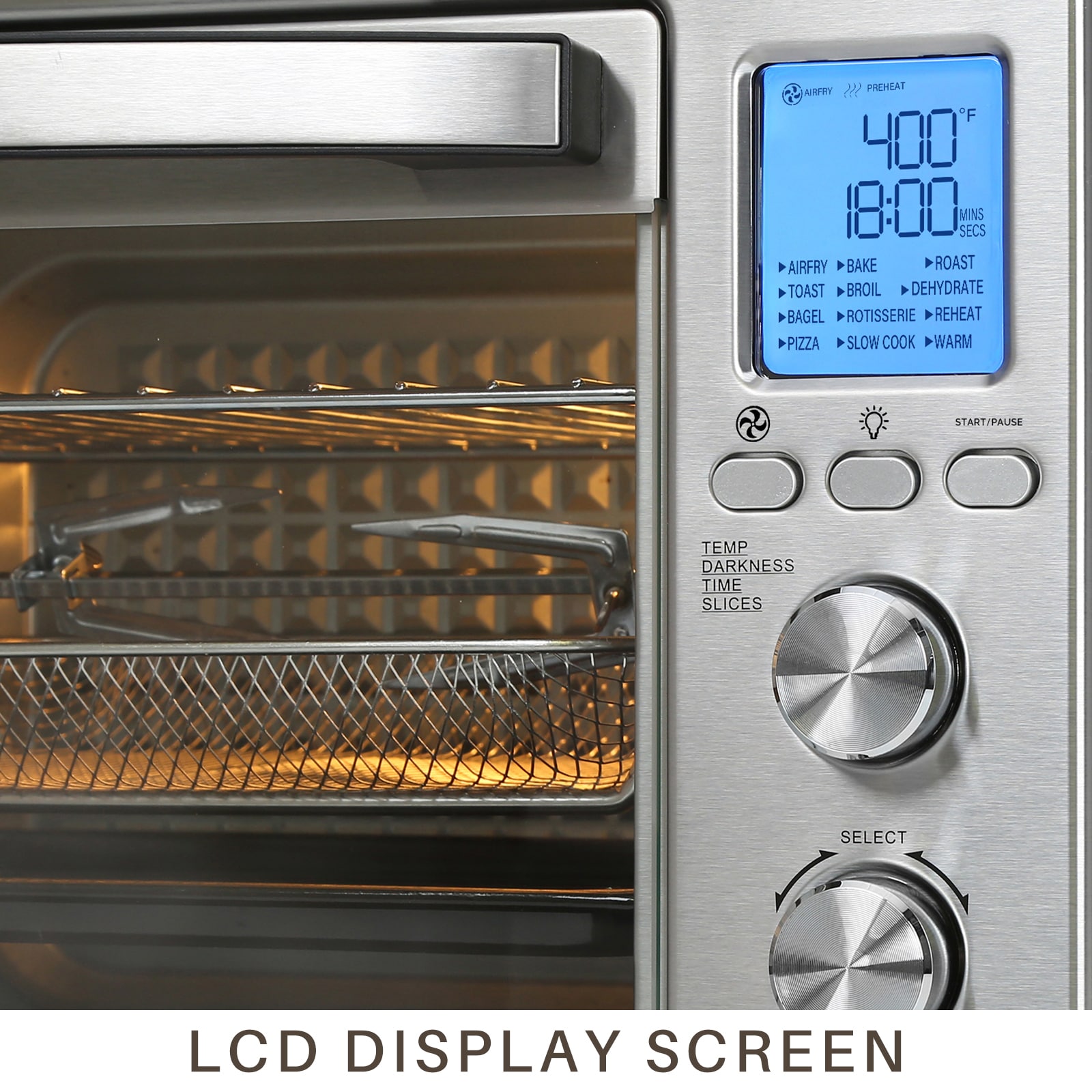 Cosori Smart Air Fryer Toaster Oven, 32-qt, Bluetooth, Rotisserie Brand New