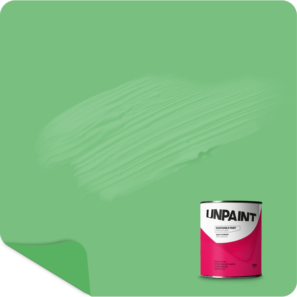 UNPAINT #79C080 Matte Green Fern Cactus Water-based Interior Paint ( 1-quart )