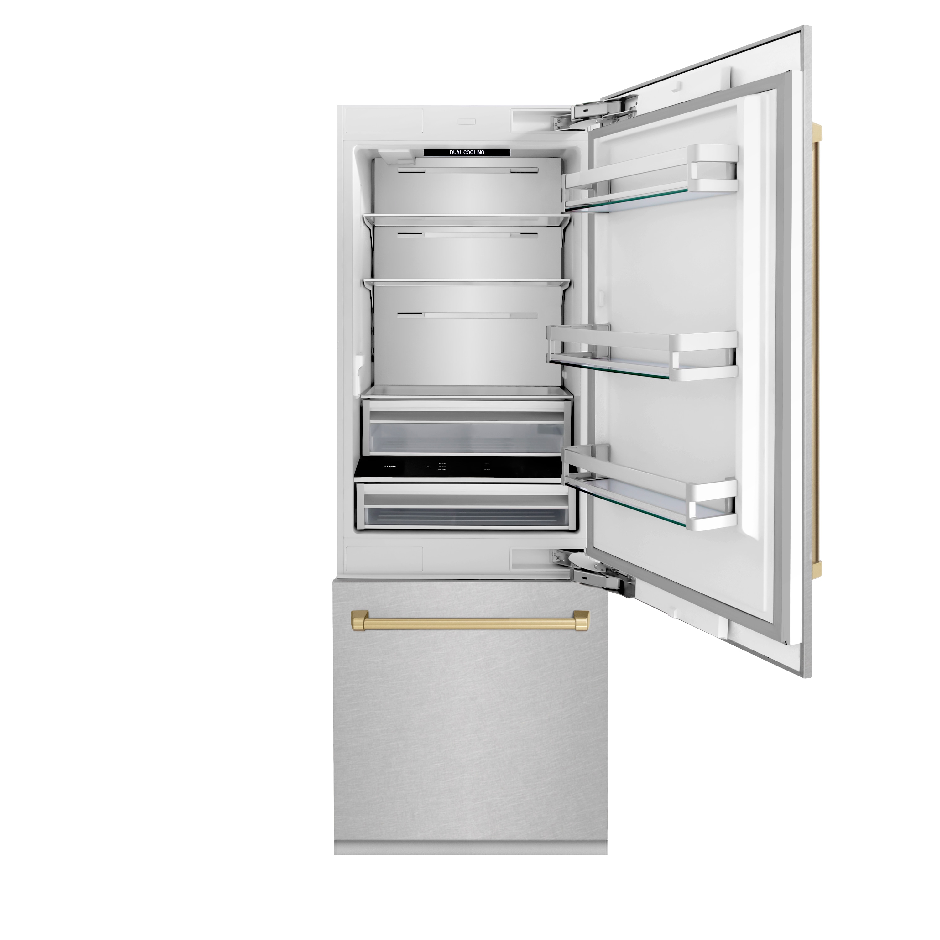 ZLINE KITCHEN & BATH RBIVZ-SN-30-CB Bottom-Freezer-Refrigerators - View #3