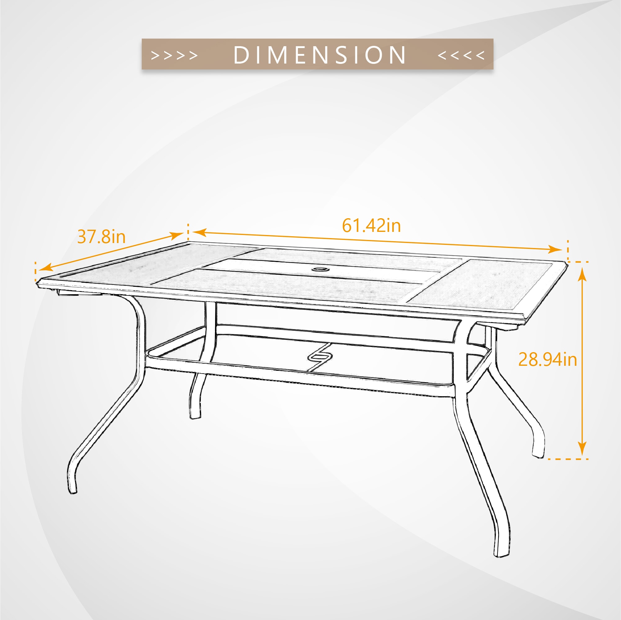 Sunshine Valley TC7-405-104 Patio-Dining-Sets - View #10