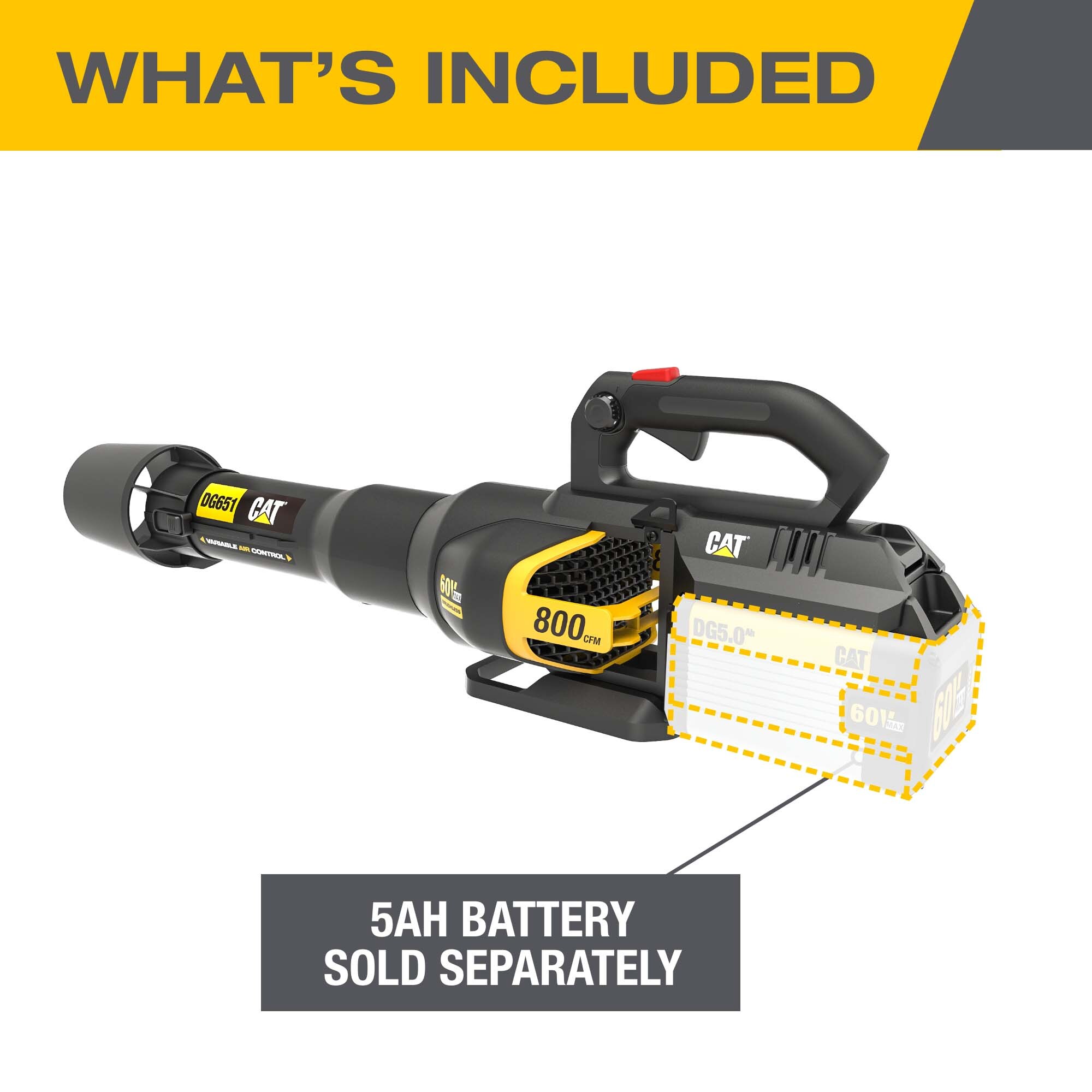 CAT DG651.9 Cordless-Electric-Blowers - View #9