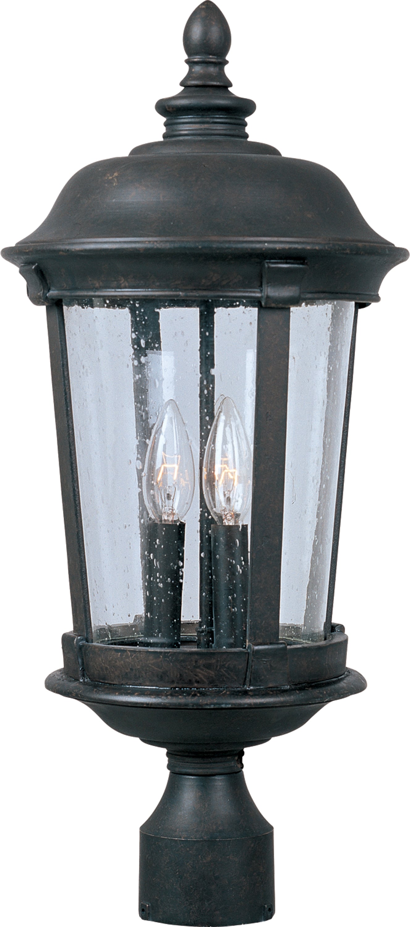 Maxim Lighting 40092CDBZ Dover VX 25.5-in Bronze Traditional Outdoor Post Light