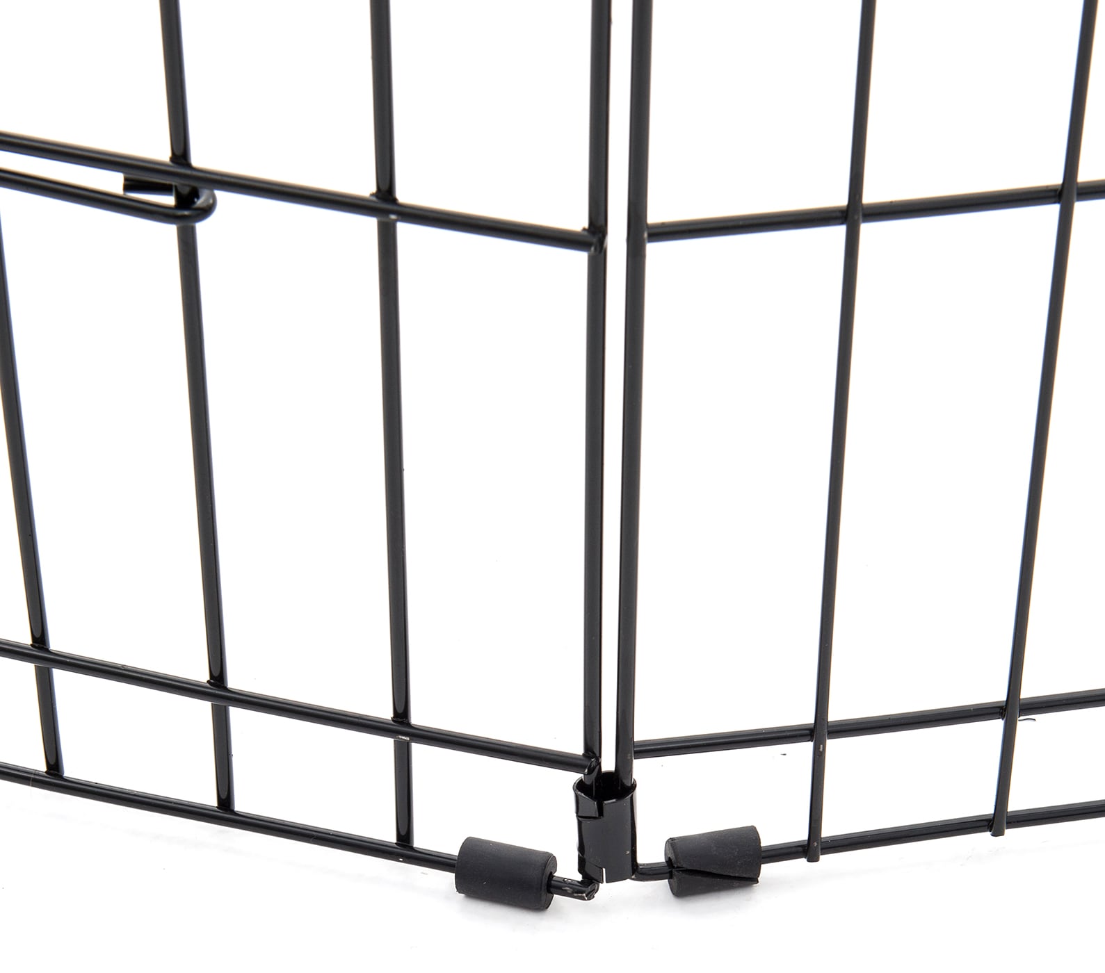 Lucky Dog 48" Black Metal Exercise Pen with Stakes