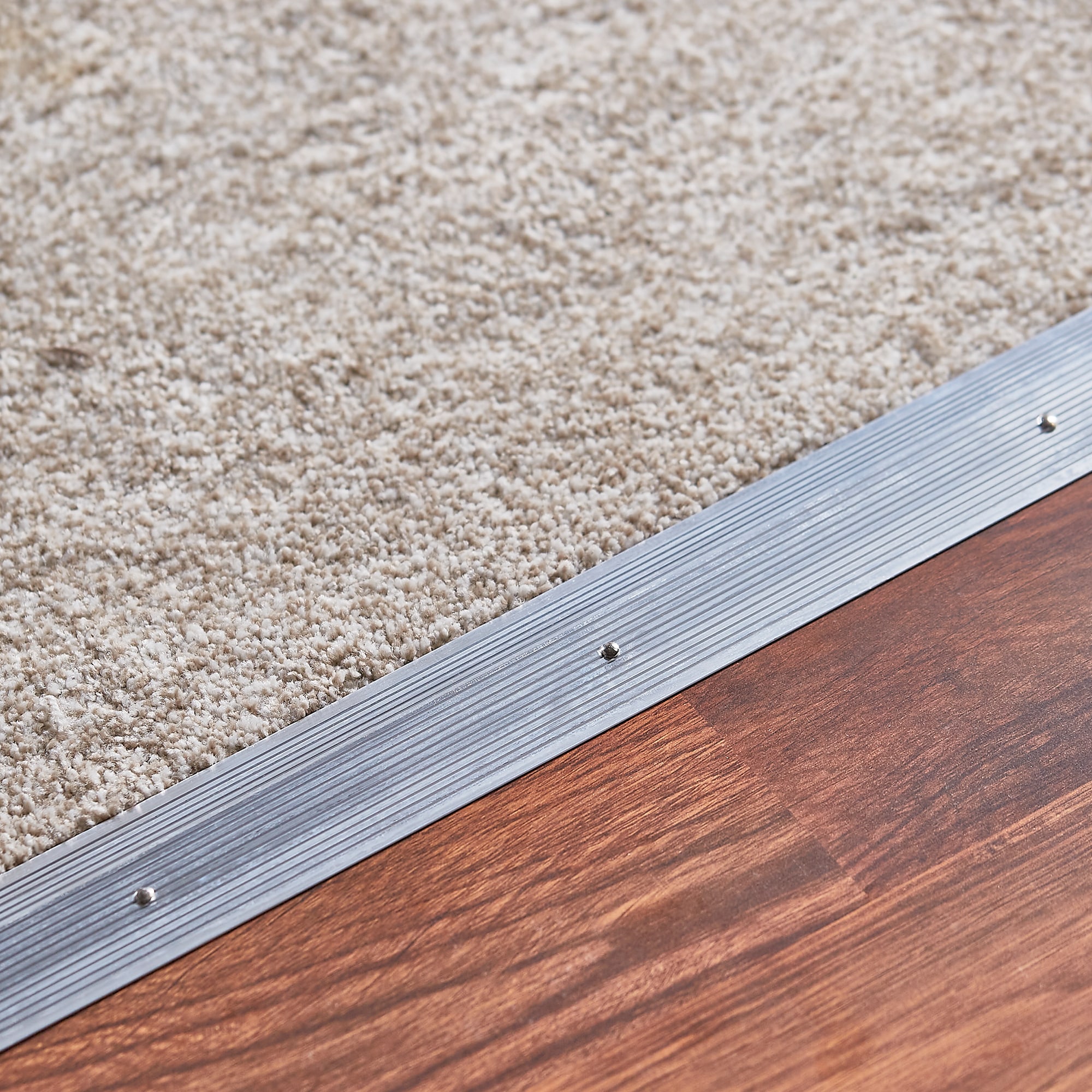 Dural Clic LVT Profile 3mm x 96 in. Anodized Aluminum Silver Carpet Edging Strip