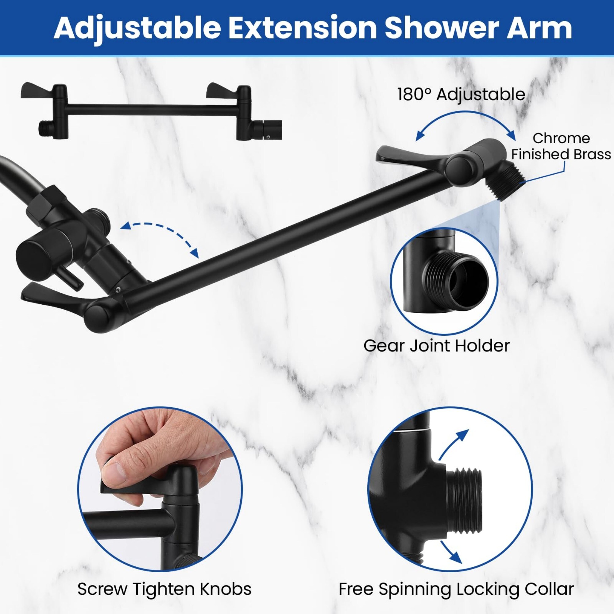 Wudkey L4-WY2E4G Fixed-Showerhead - View #4