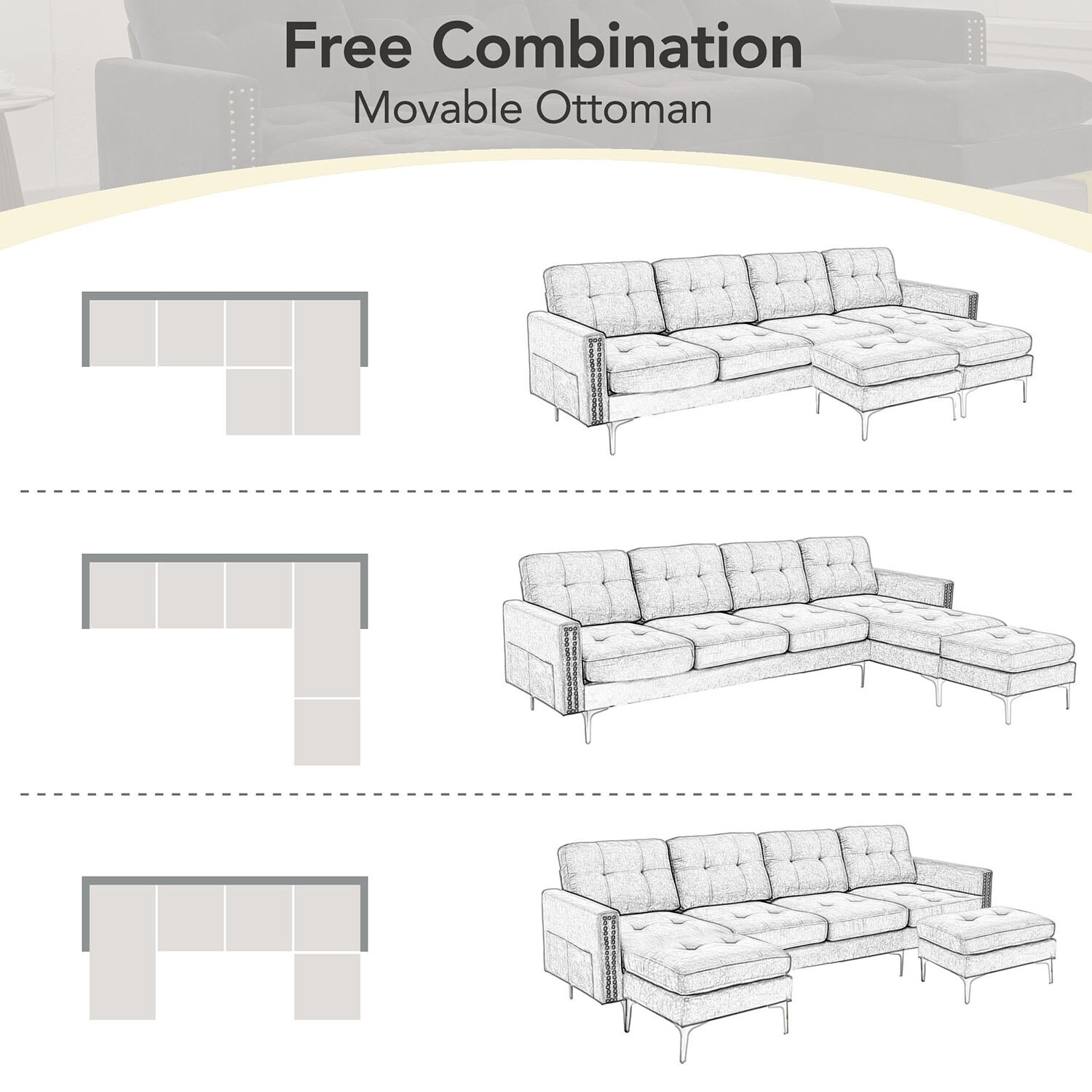 Bybafun YA3700103 Sofas-Loveseats - View #7