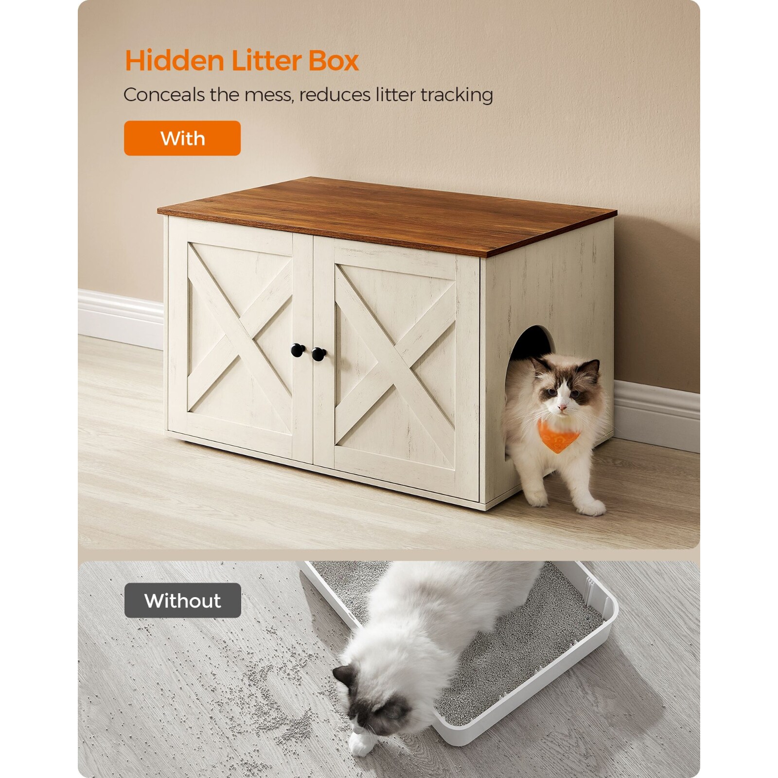 Slickblue D-SM-10P200LCPU Cat-Litter-Box - View #6