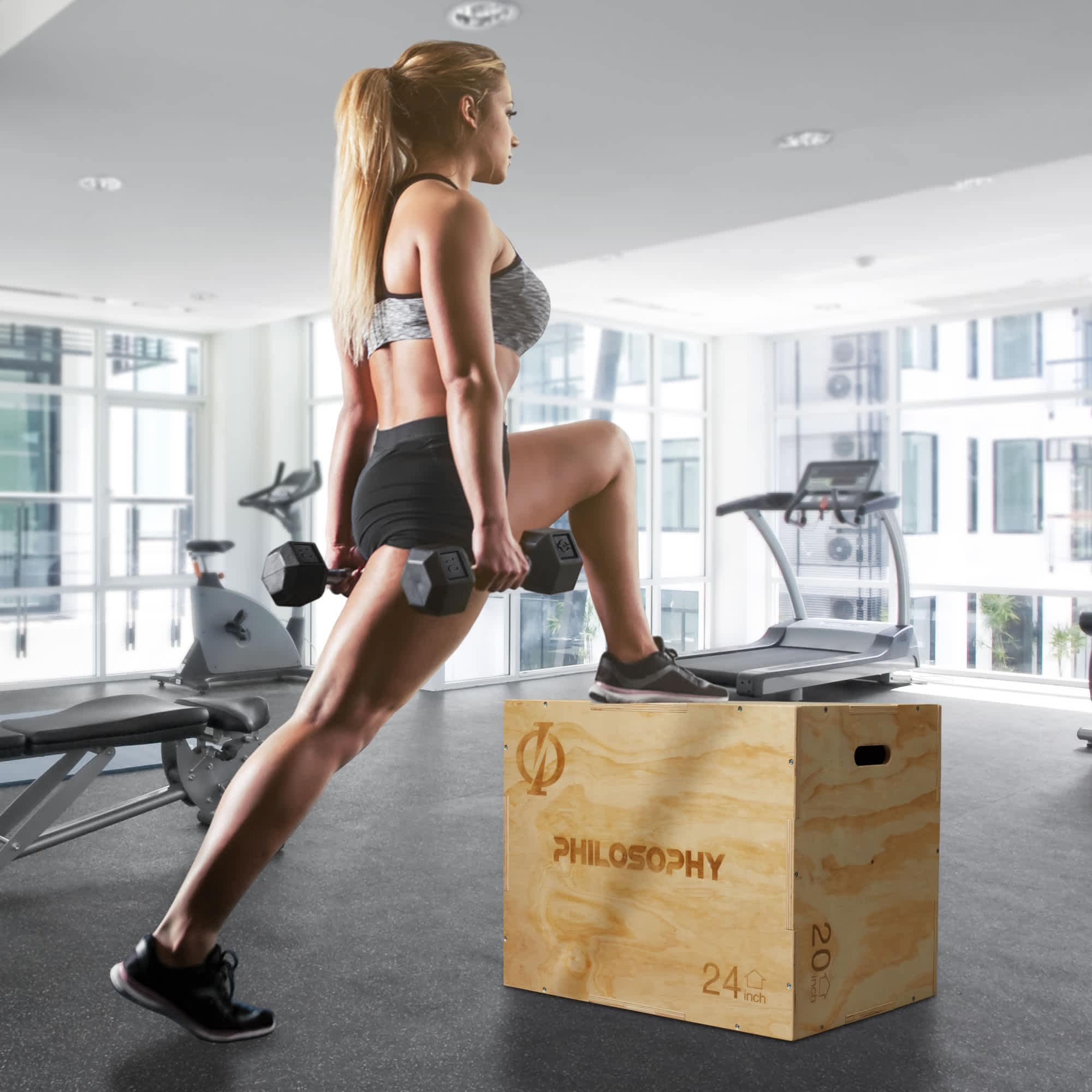Philosophy Gym FIT-PLYO-3240W-NAT Plyo-Boxes-Platforms - View #7