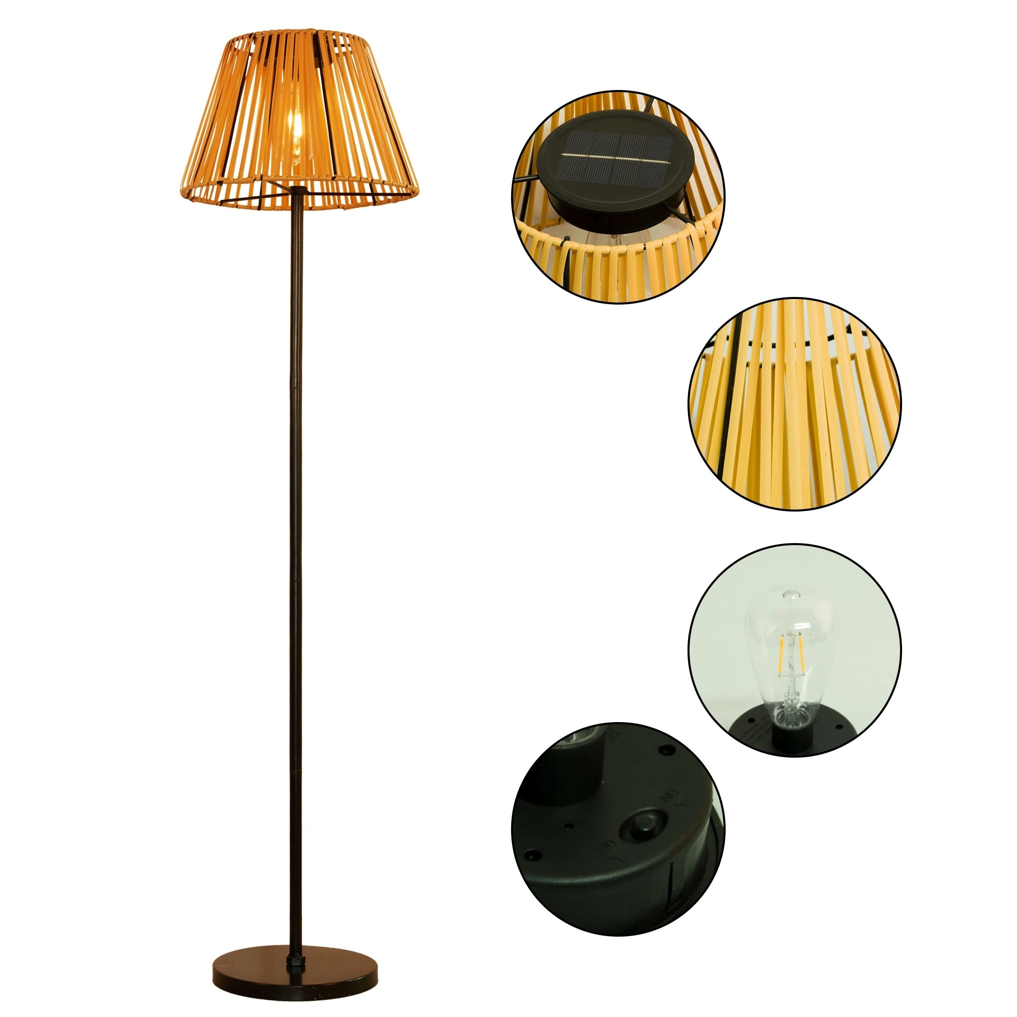 Kahomvis INOW-QPD0-MEA Outdoor-Decorative-Lanterns - View #3