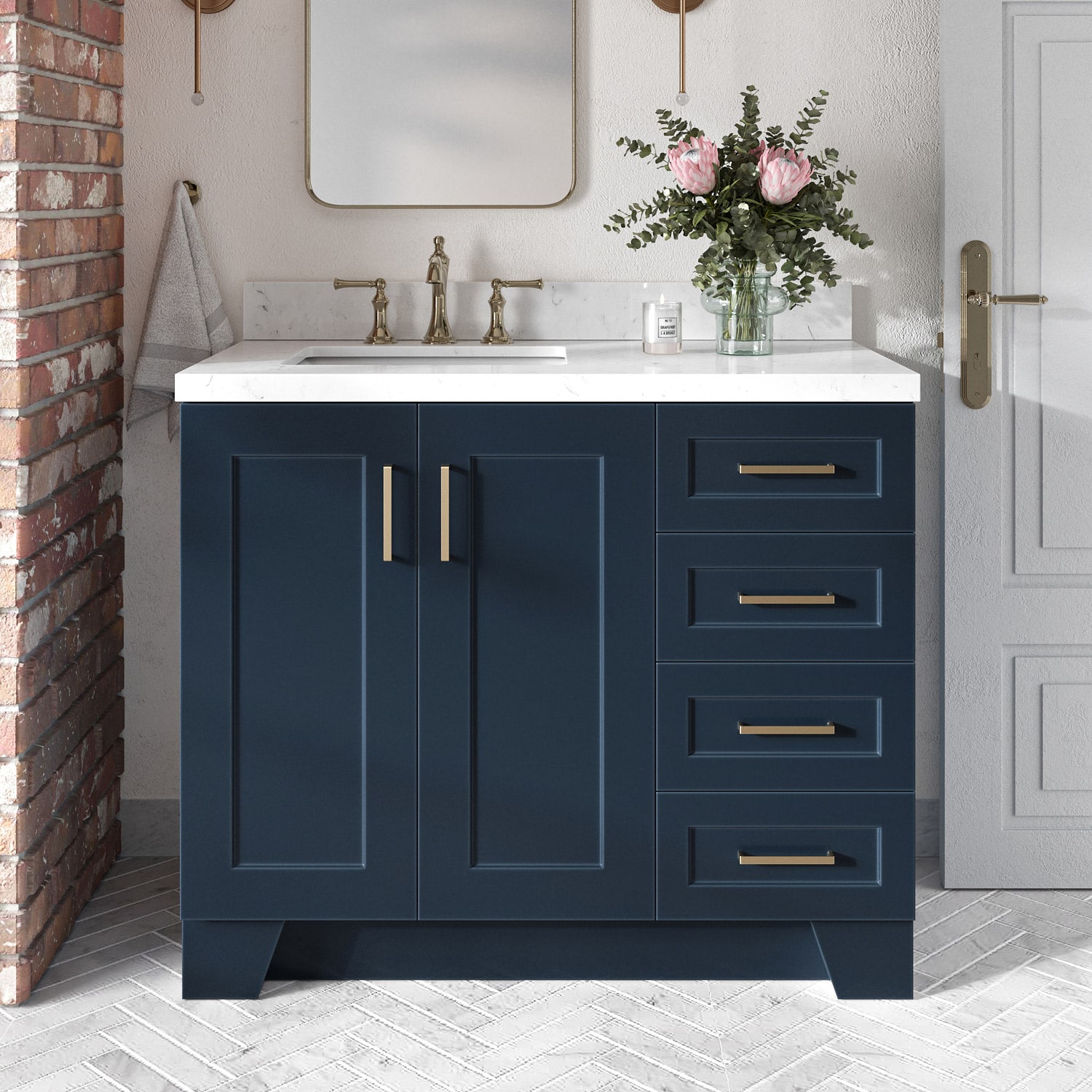 ARIEL Q043S-L-BC-MNB vanities - View #2