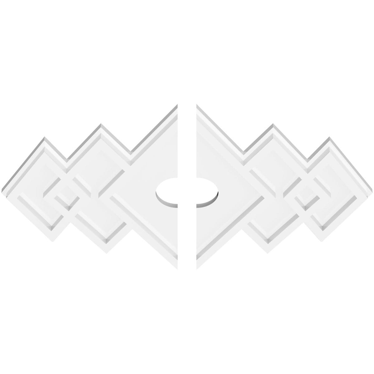 Ekena Millwork CMP24X16ZE2-03000 Ceiling-Medallions - View #2