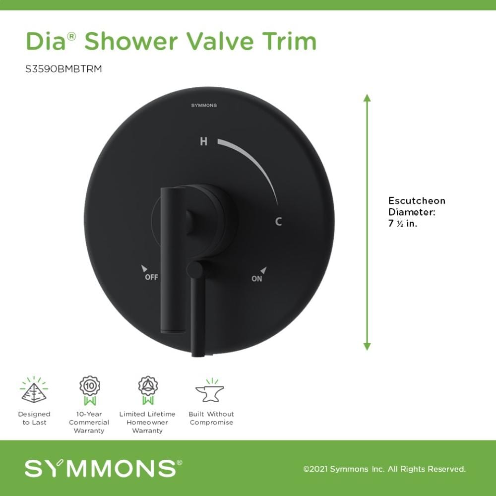 Symmons 3590BMBTRM Shower-Handles - View #2