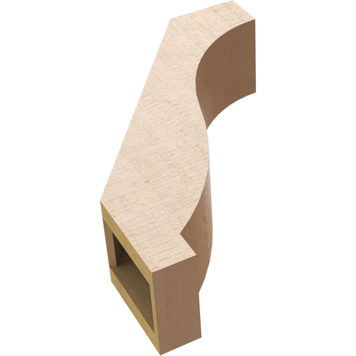 Ekena Millwork BRCUR05X14X18BKRRCPR braces - View #7