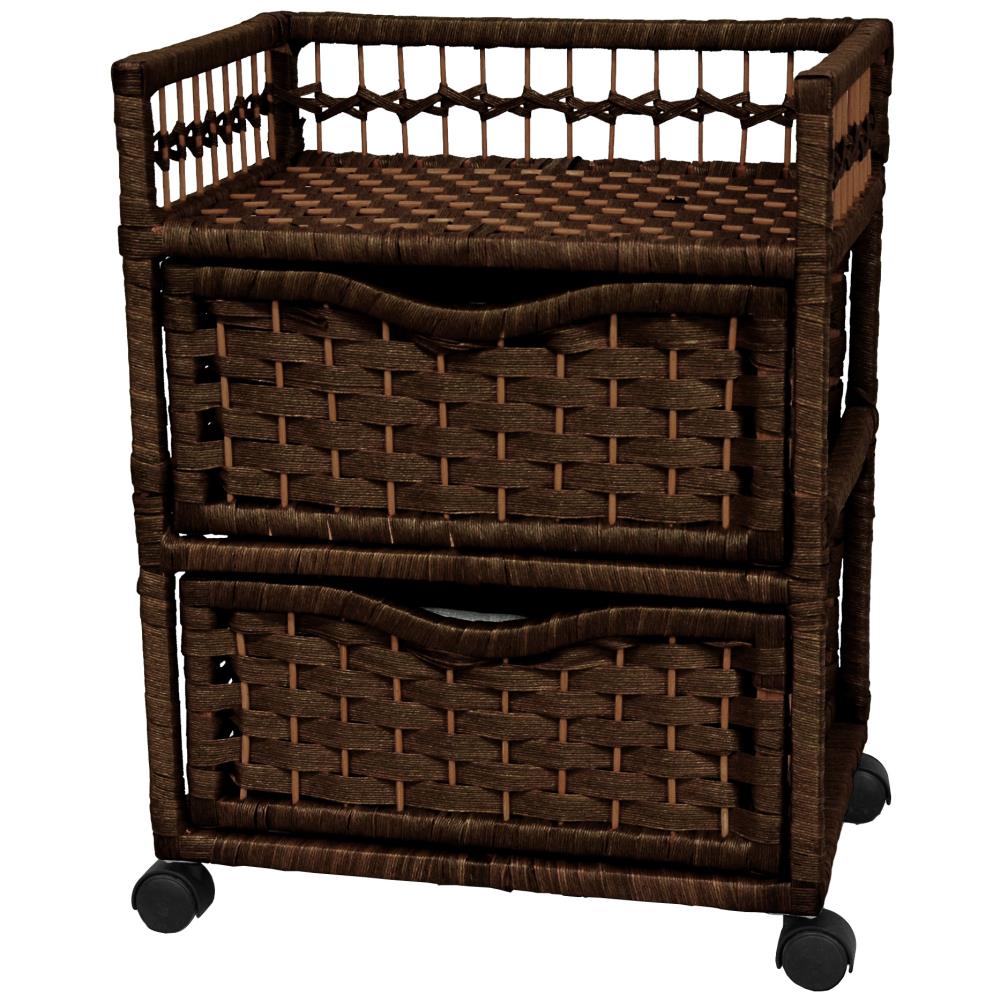 Red Lantern JH09-069-2-MOC Brown Pine 2-Drawer Chest