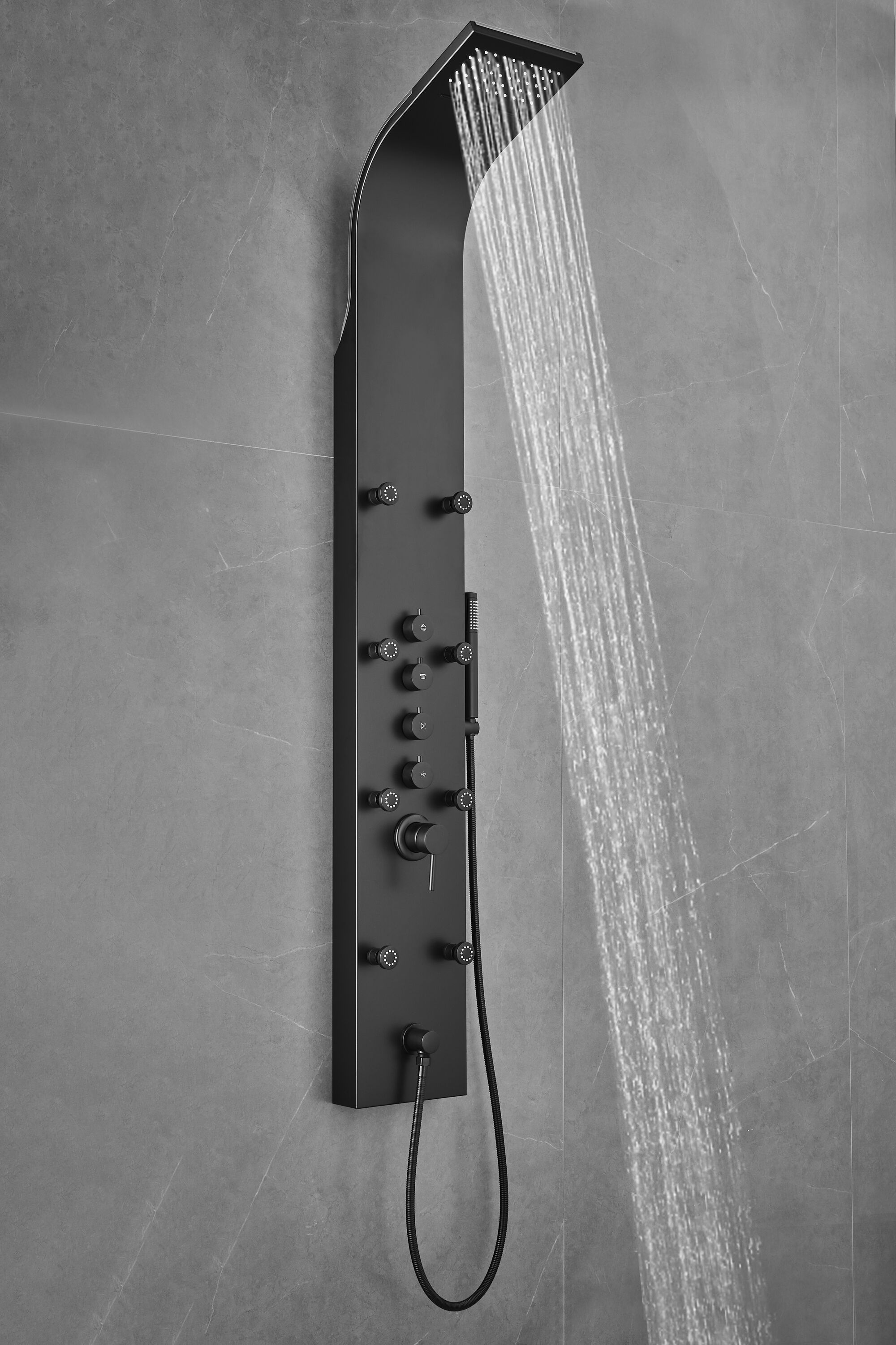 AKDY SP0137 Showerhead-Bar-Panels - View #3