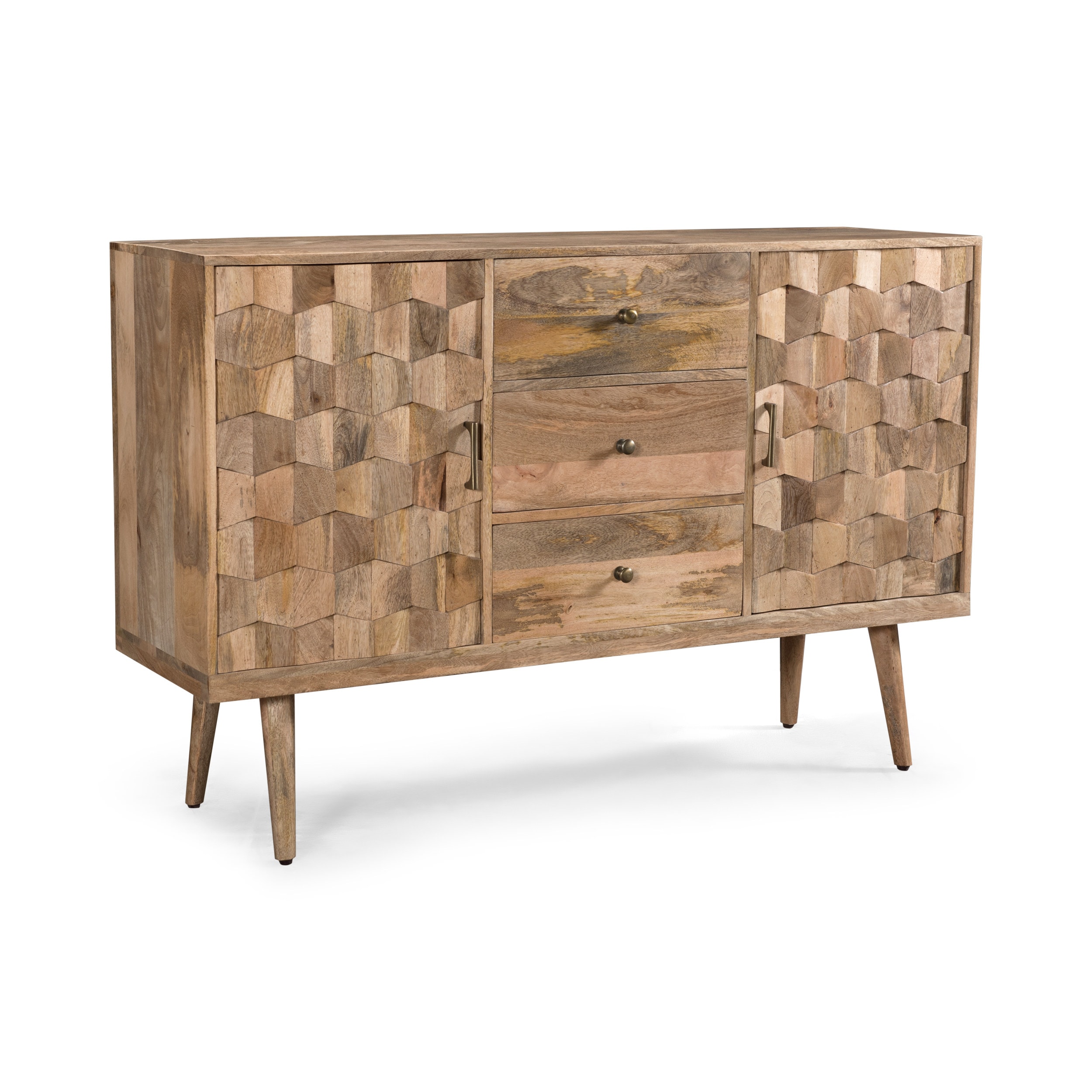  BG-1 Contemporary/Modern Natural Sideboard