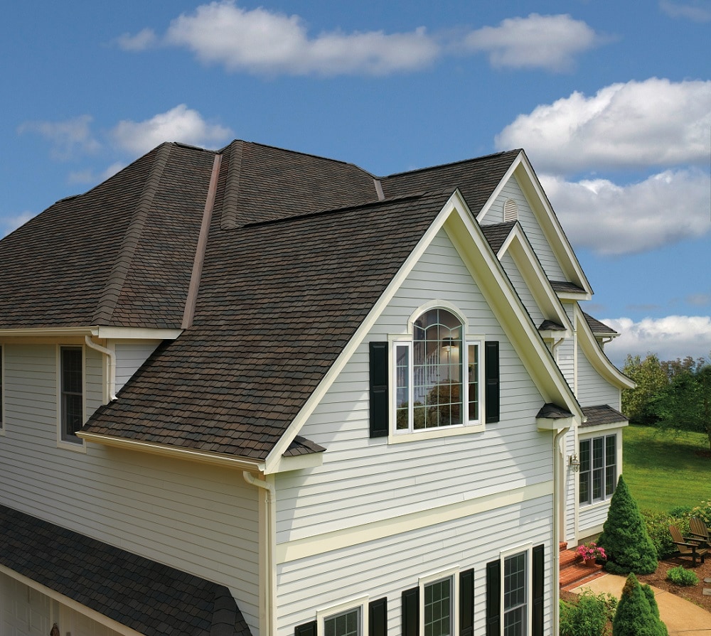 GAF Glenwood 11.11-sq ft Dusky Gray Laminated Architectural Roof ...