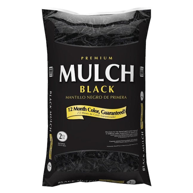 Premium 2-cu ft Black Hardwood Mulch in the Bagged Mulch ...