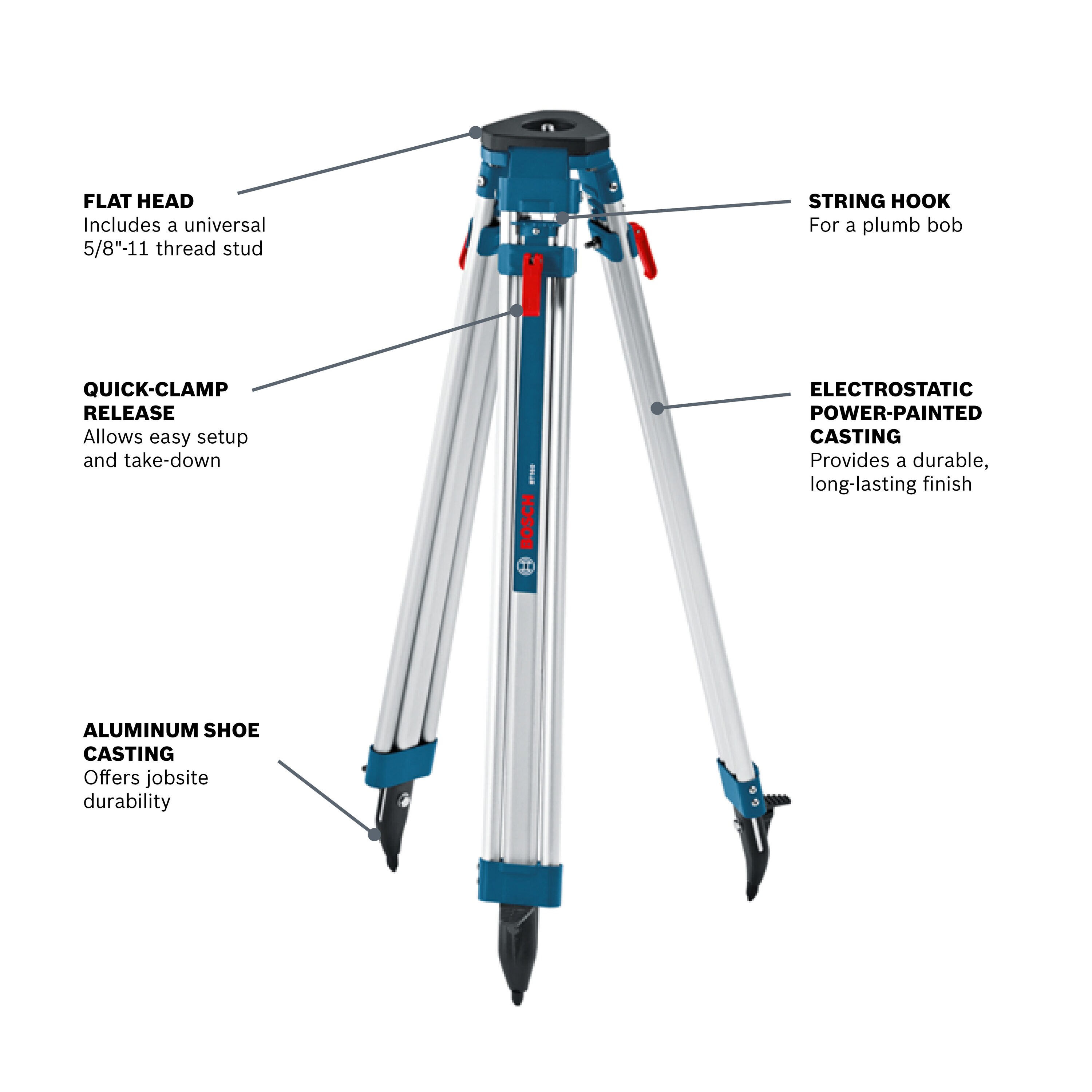 CST Berger Bosch Aluminum Tripod in the Laser Level Accessories