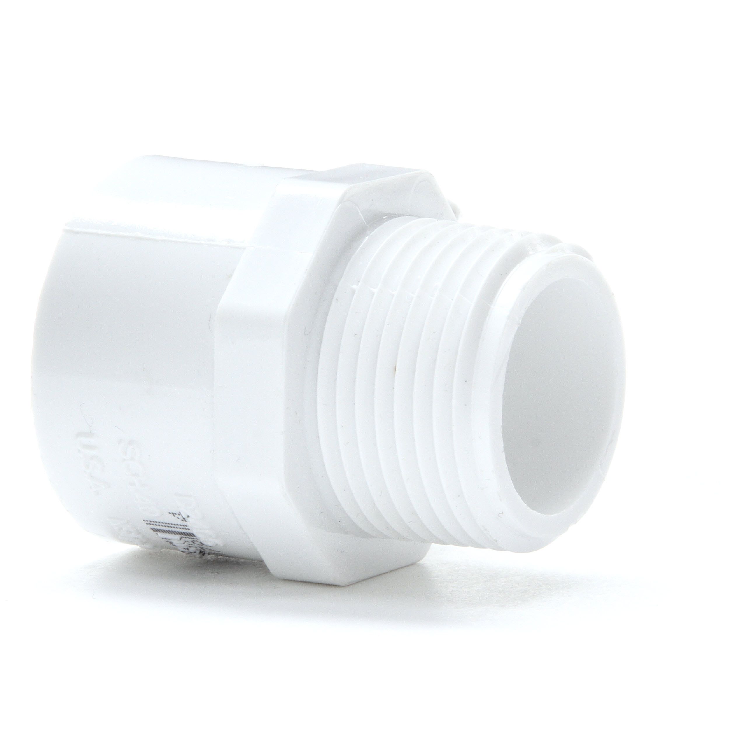 LASCO 1 In PVC Male Adapter Insert X MNPT Model 1436010rmc for sale online 