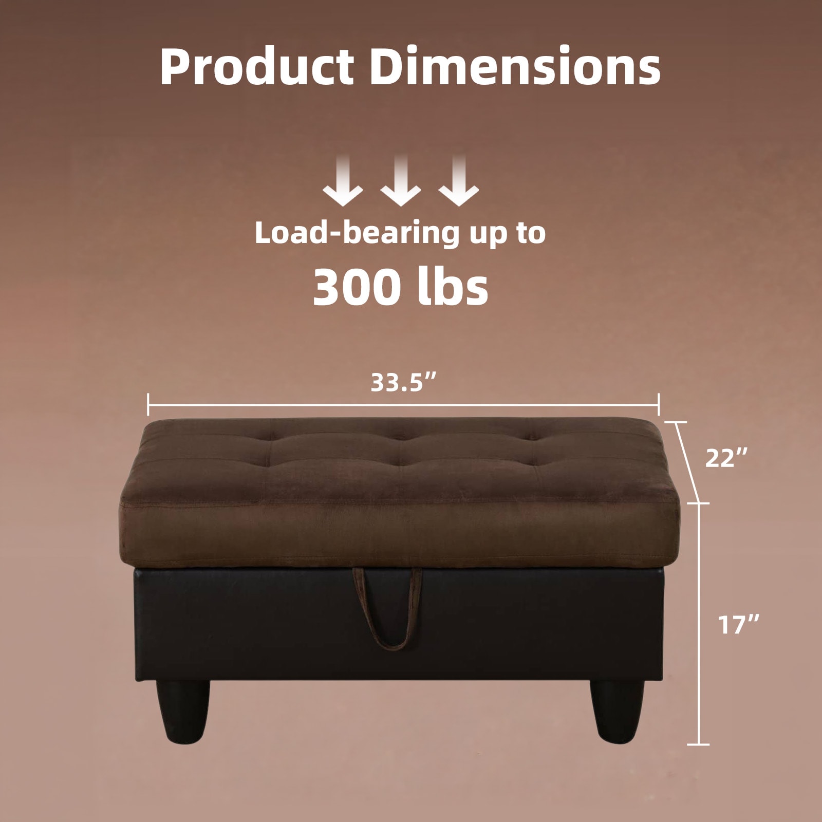 Siavonce XH107-O Indoor-Ottomans - View #2