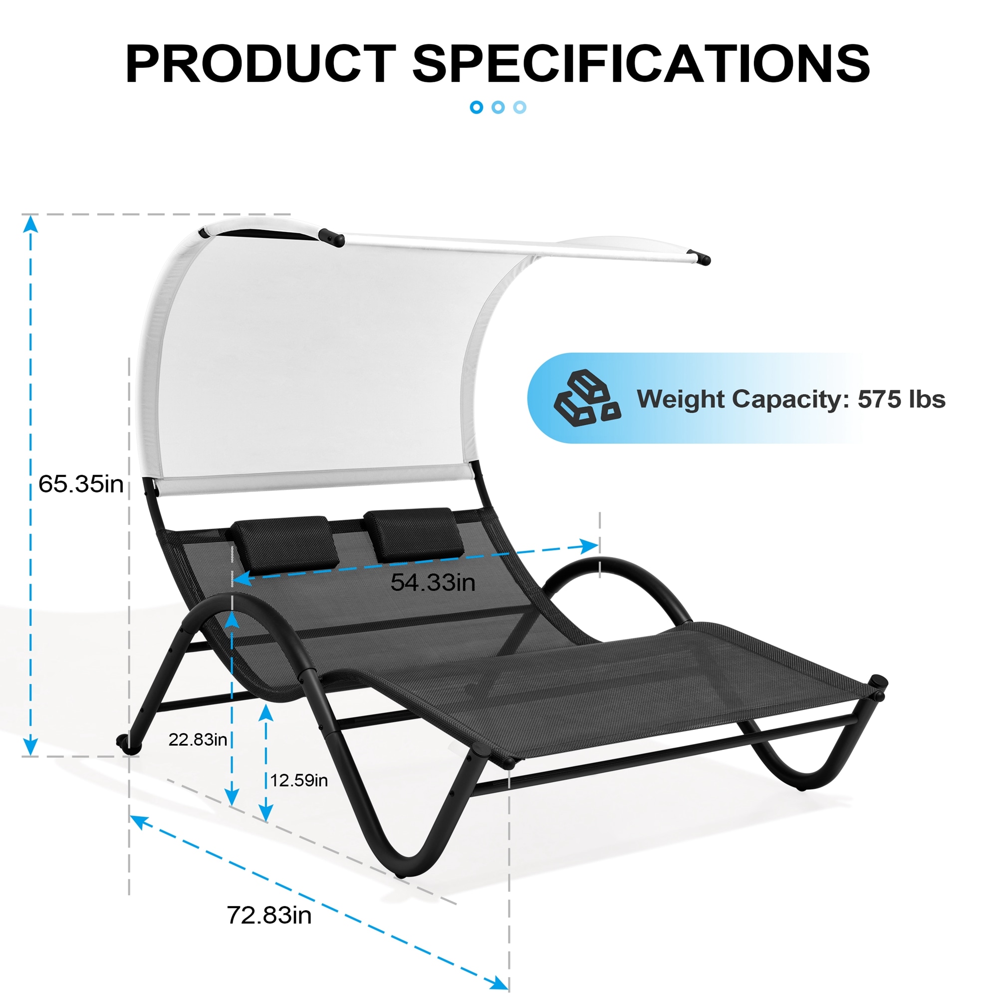 Crestlive Products CL-LG023BLK Patio-Chairs - View #3
