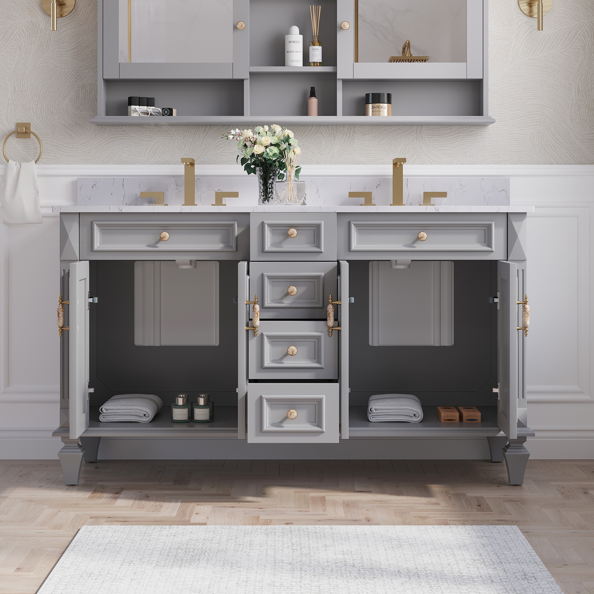 Forclover MF01-60TG Bath-Vanity-Combo - View #6