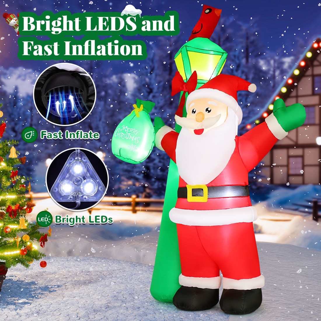 GOOSH DJ-SD-27485 Christmas-Inflatables - View #4