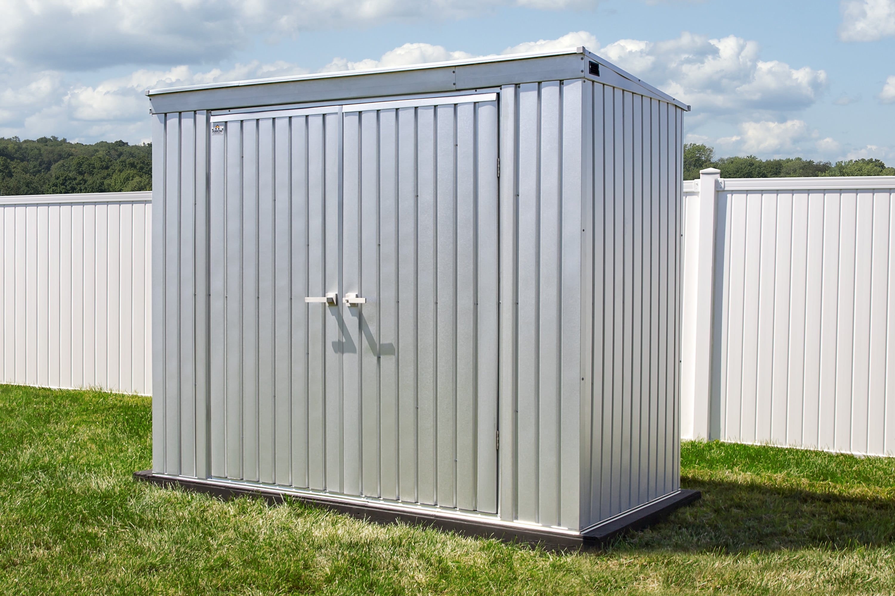 Arrow EP84AB 8-ft x 4-ft Elite Galvanized steel Storage Shed