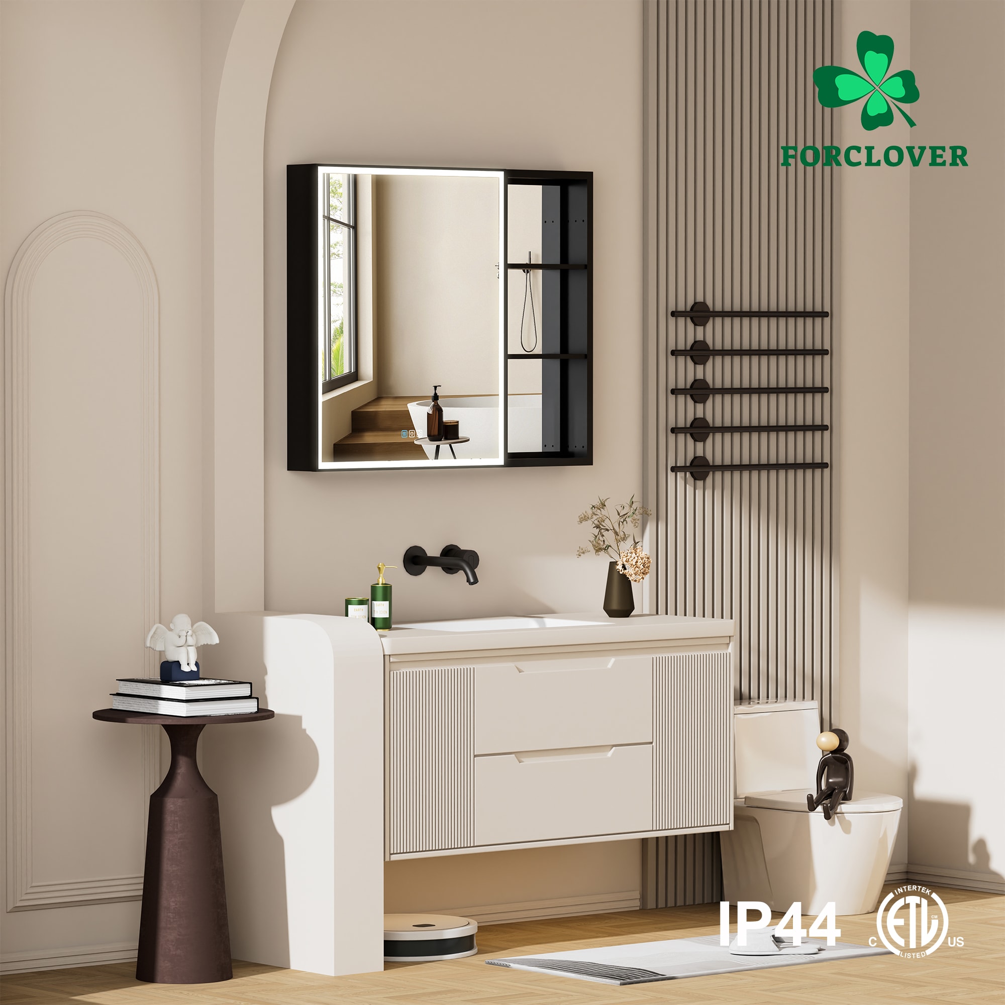 Forclover MEAM-12M3630RMC Bathroom-Medicine-Cabinets - View #13