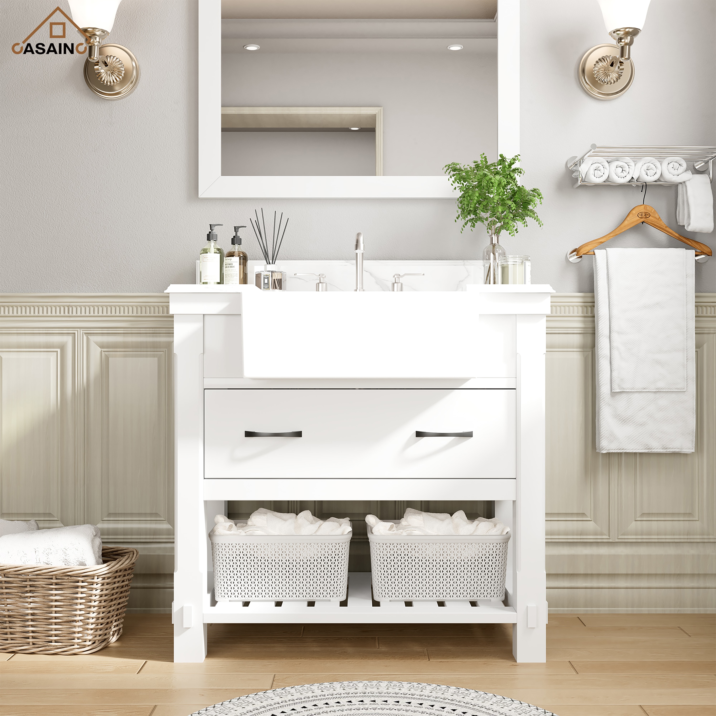 CASAINC MS-30036-CAB-GR Bath-Vanity-Combo - View #5
