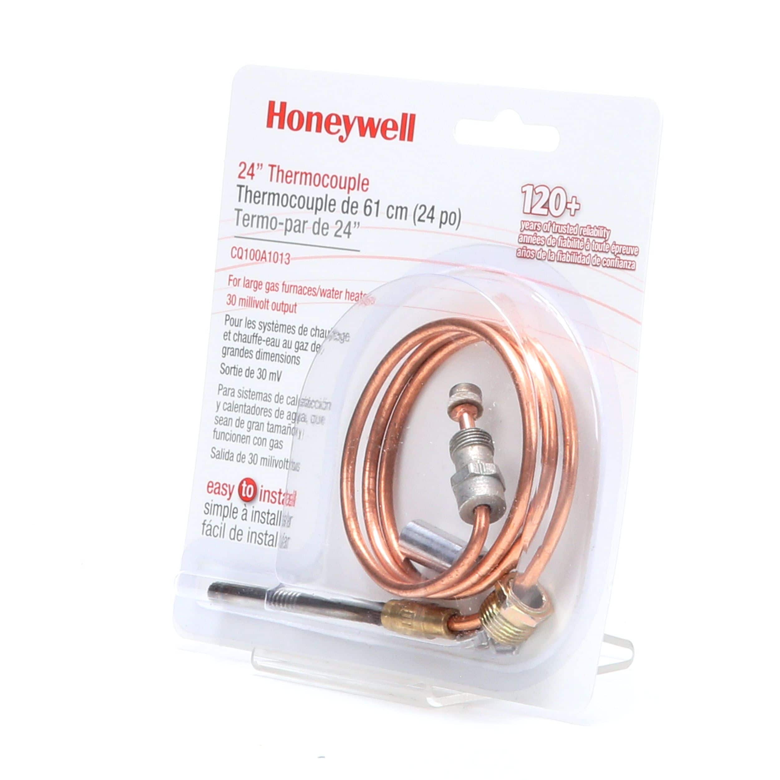 Honeywell remplacement Thermocouple 24" CQ100A1013/U 