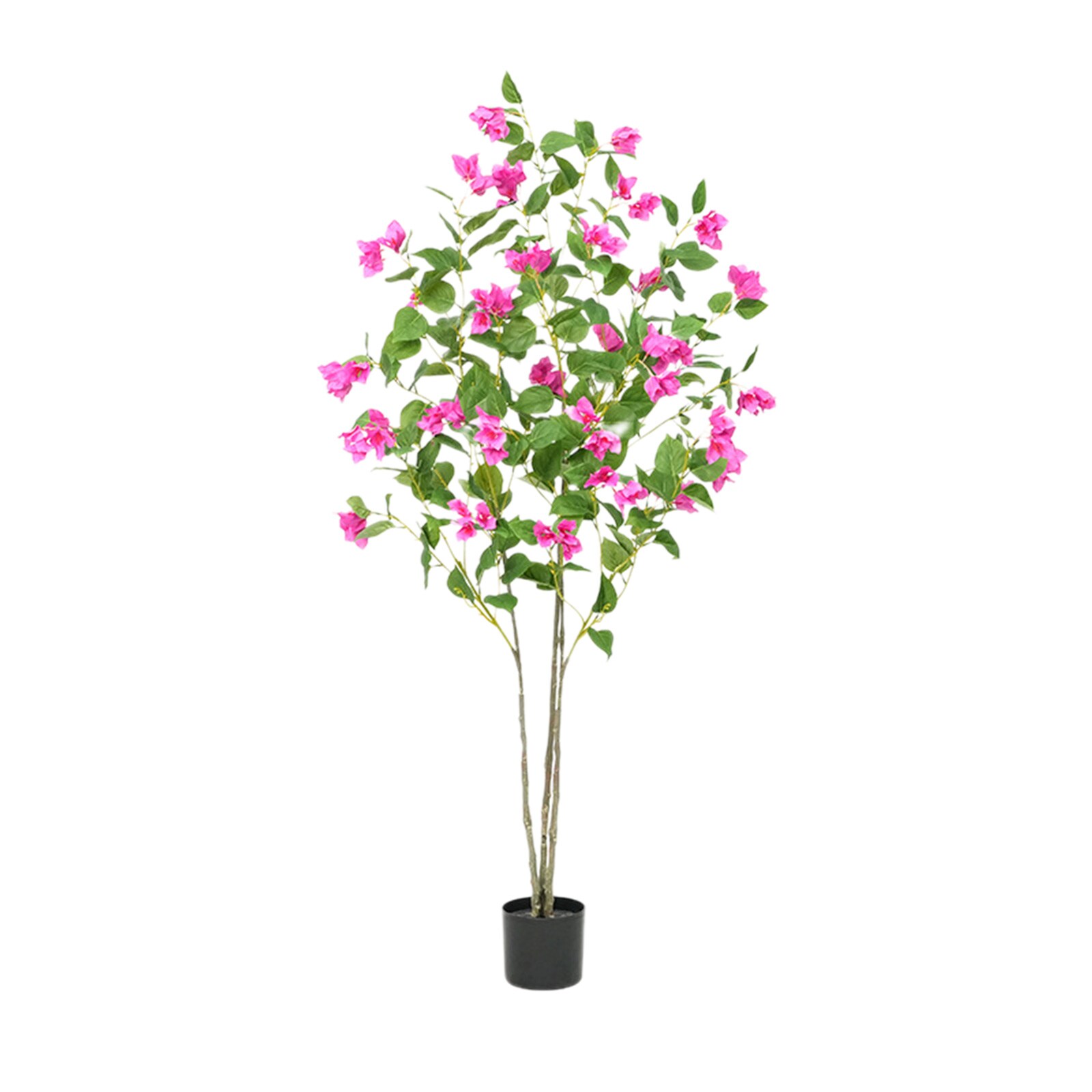 Der Rose FQZOL-T31JWW5G-HF2 4FT Artificial Tree With Real Touch Leaves  Green Plant Bougainvillea Tree For Photography Studio Atmosphere Decoration Artificial Landscape-A