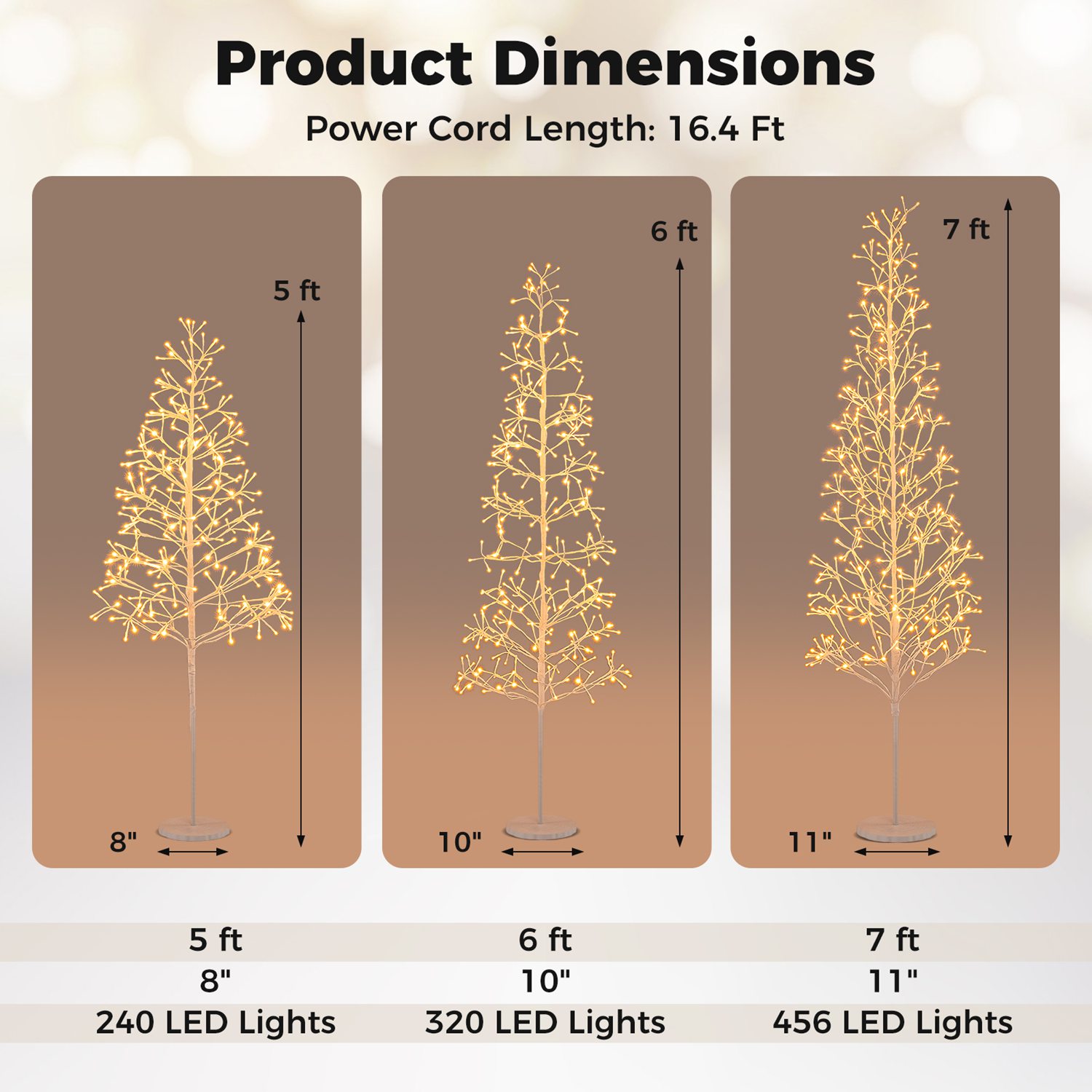 Costway CSHY003041 Artificial-Christmas-Trees - View #3